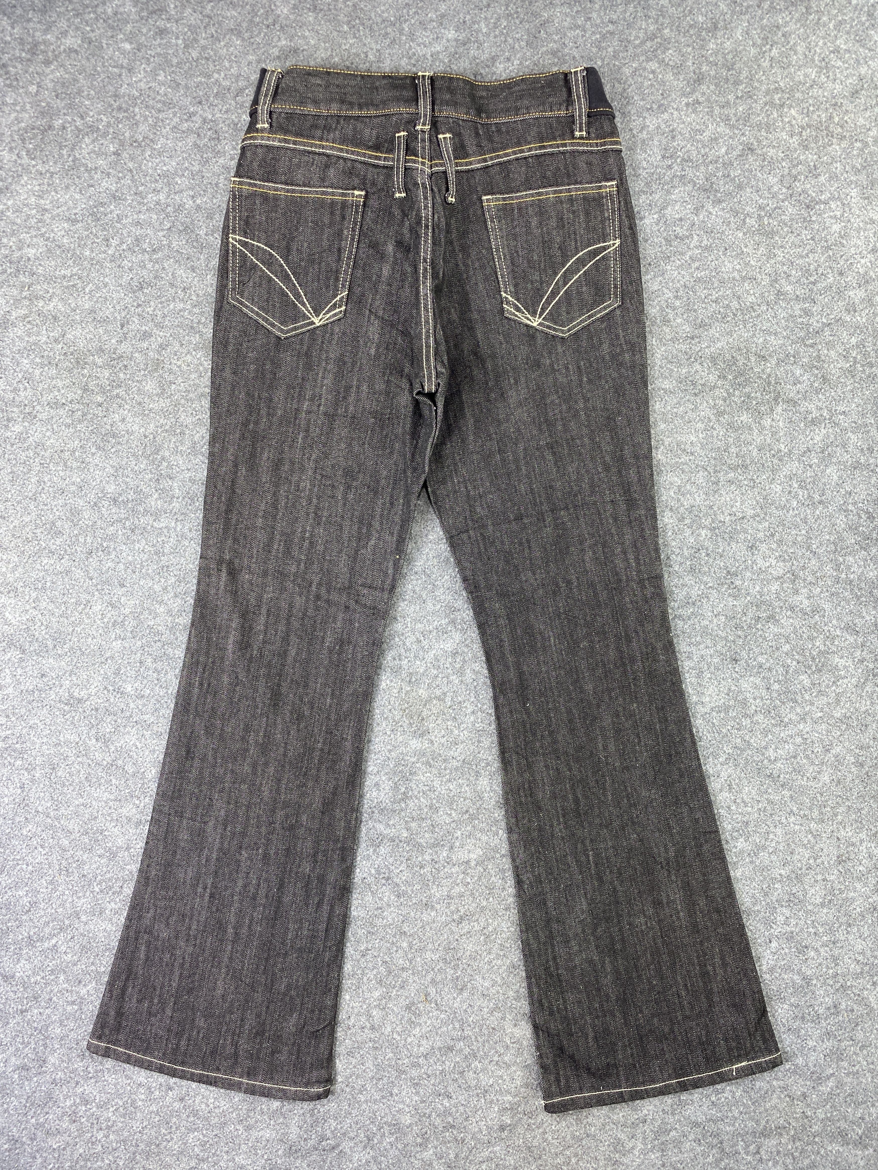 Japanese Brand Japanese Brand Bootcut Black Jeans - J1051 Size 26" / US 2 / IT 38 - 3 Thumbnail
