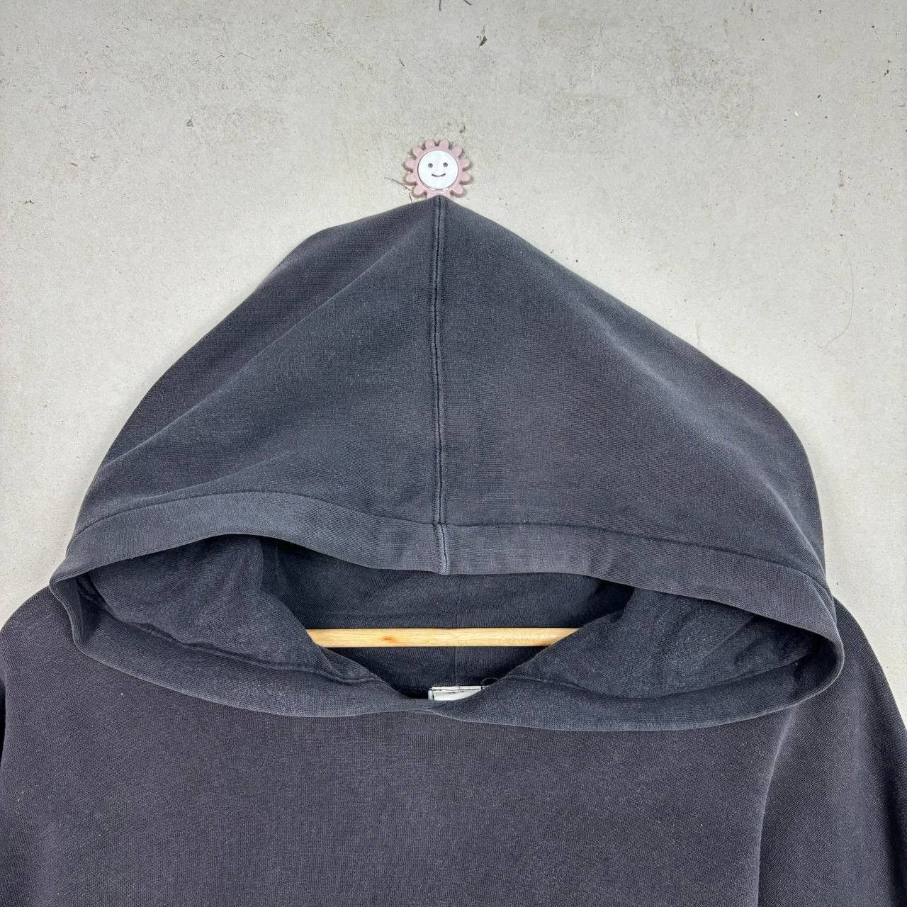 Stussy Stussy Crown Logo Hoodie Sun Faded Black XL Vintage Style Size US XL / EU 56 / 4 - 9 Thumbnail