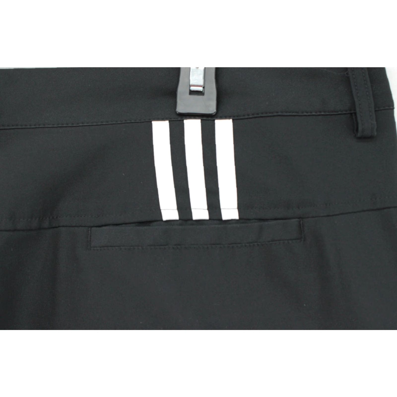 Adidas Adidas Climalite Performance Golf Shorts Wicking 3 Striped Stretch Black Mens 38 Size US 38 / EU 54 - 6 Thumbnail