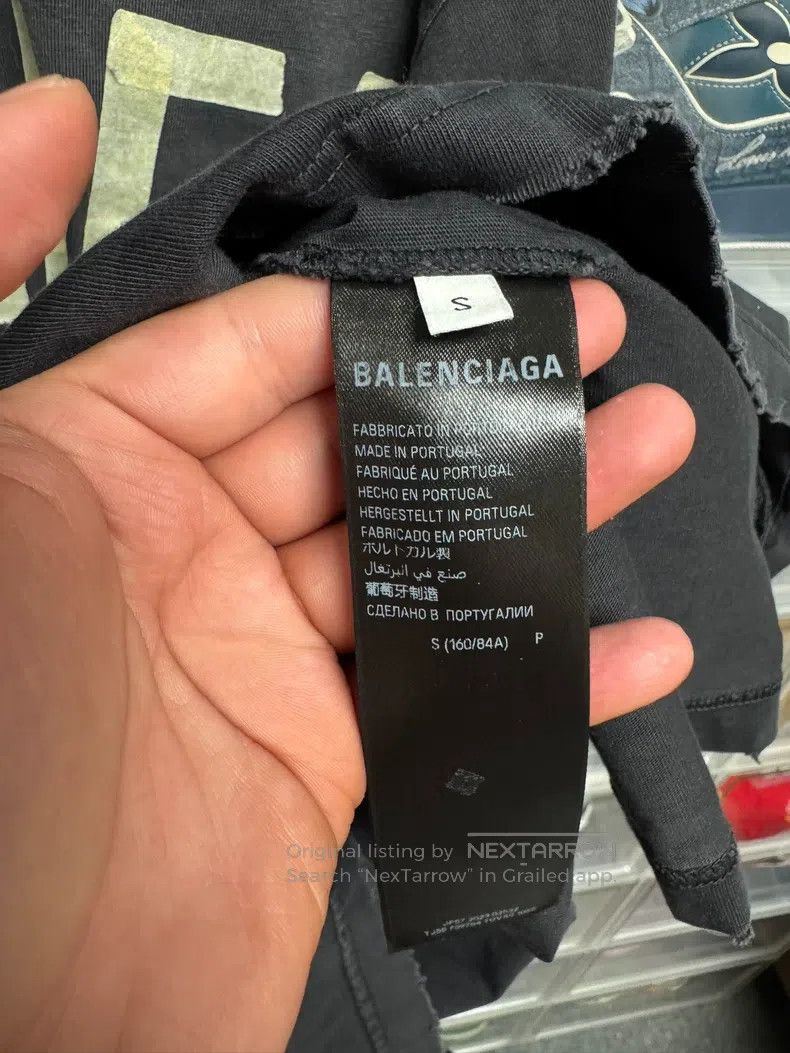 Balenciaga Balenciaga Tape Short Sleeve Size US S / EU 44-46 / 1 - 6 Thumbnail