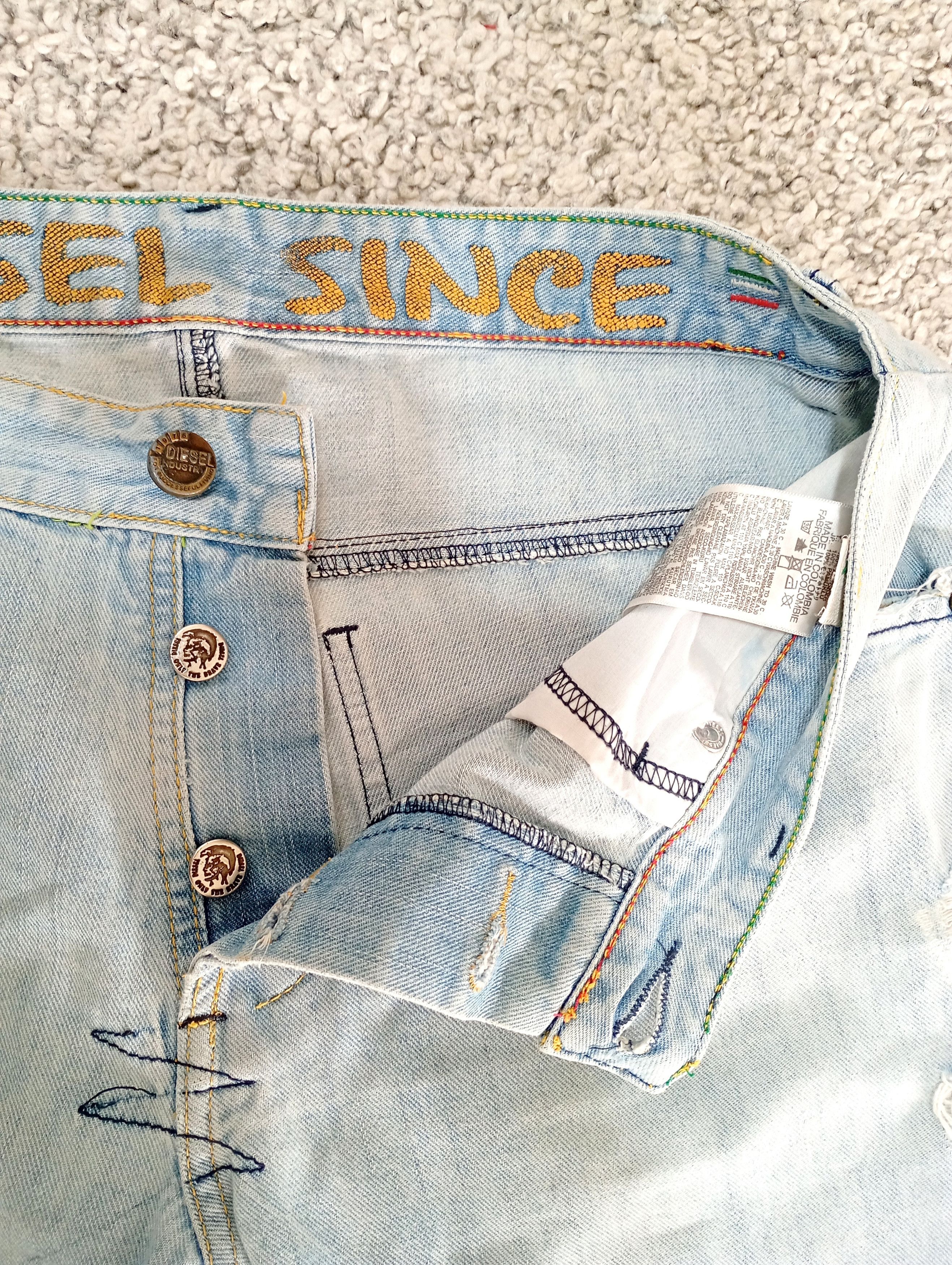 Diesel × Vintage Diesel Distressed Faded Vintage Denim Jean Pants Size US 34 / EU 50 - 6 Thumbnail