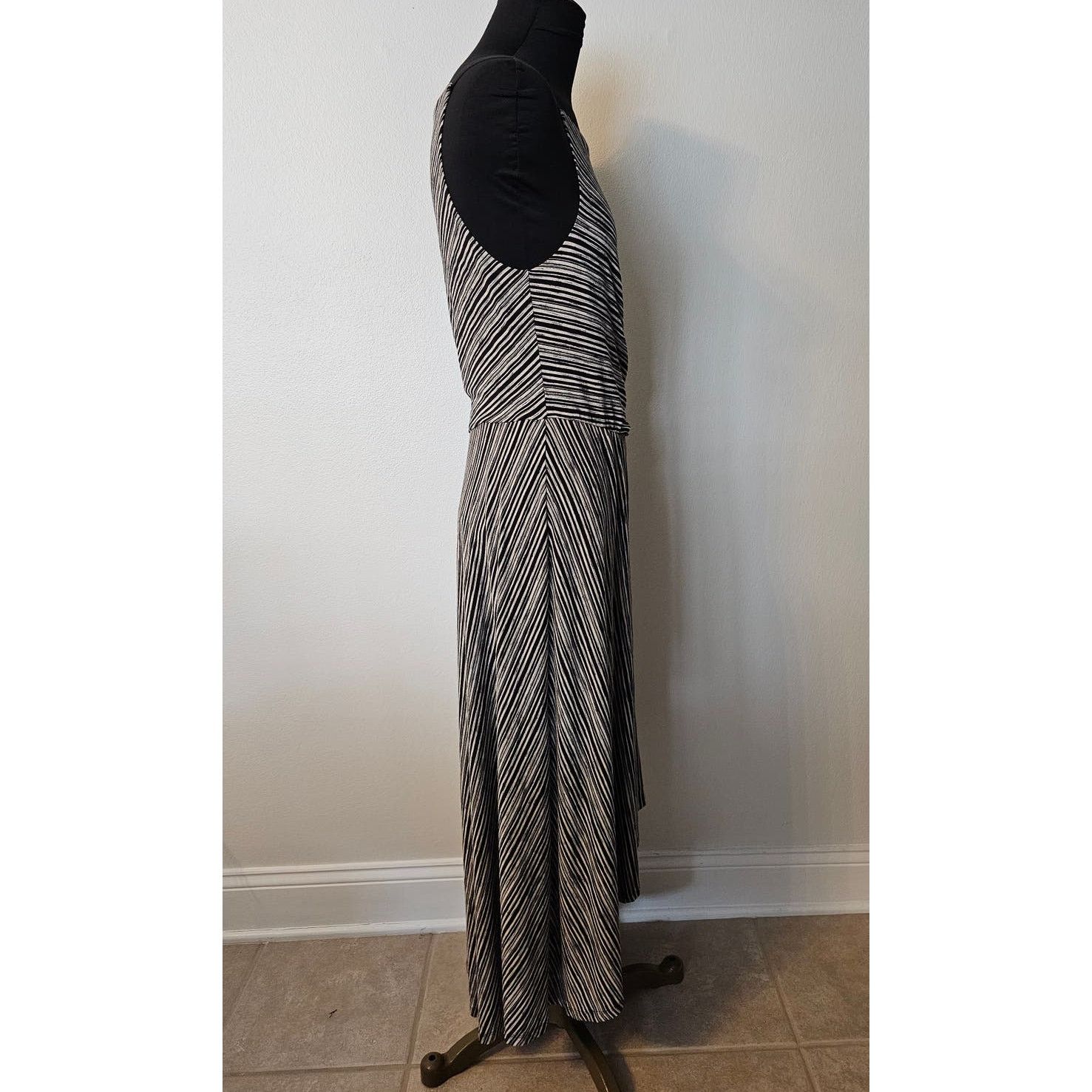 Anthropologie Maeve Anthropologie Hi-Low Salsola Summer Striped Dress S Size S / US 4 / IT 40 - 6 Thumbnail