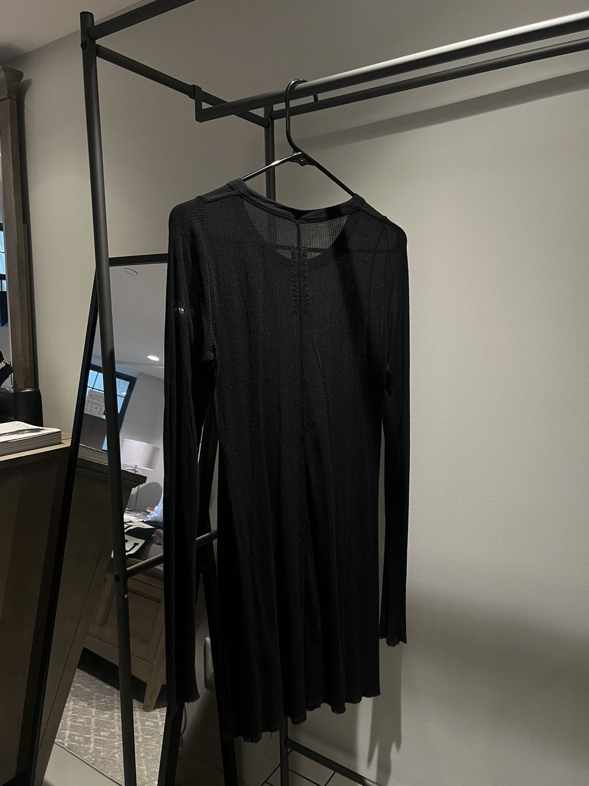 Rick Owens × Rick Owens Drkshdw RICK OWENS BLACK CREWNECK LONGSLEEVE Size US S / EU 44-46 / 1 - 4 Thumbnail