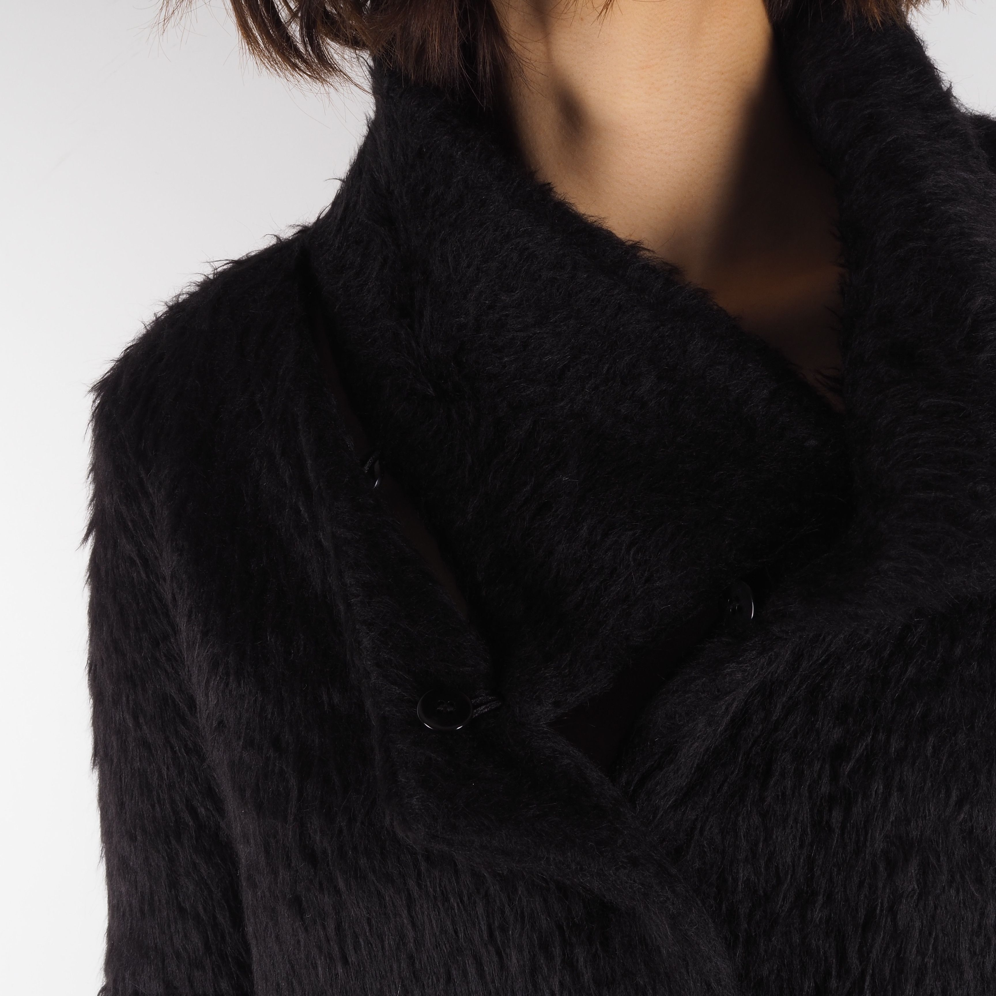 Chloe CHLOE Vintage Women's Black Alpaca Wool Jacket Size S / US 4 / IT 40 - 3 Thumbnail