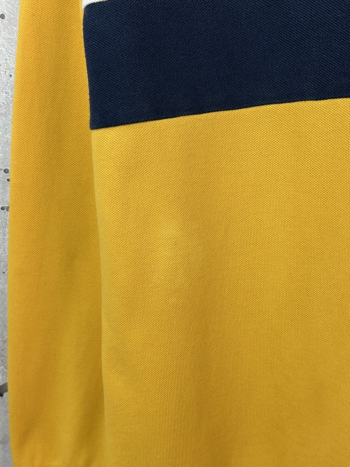 Tommy Hilfiger Vintage Tommy Hilfiger Yellow Cotton Rugby Long Sleeve Polo Size US L / EU 52-54 / 3 - 14 Thumbnail
