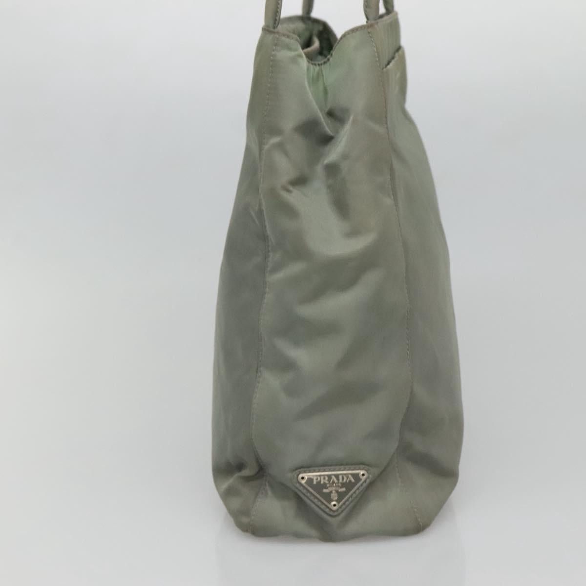 Prada PRADA Tote Bag Nylon Khaki Silver Size ONE SIZE - 4 Thumbnail