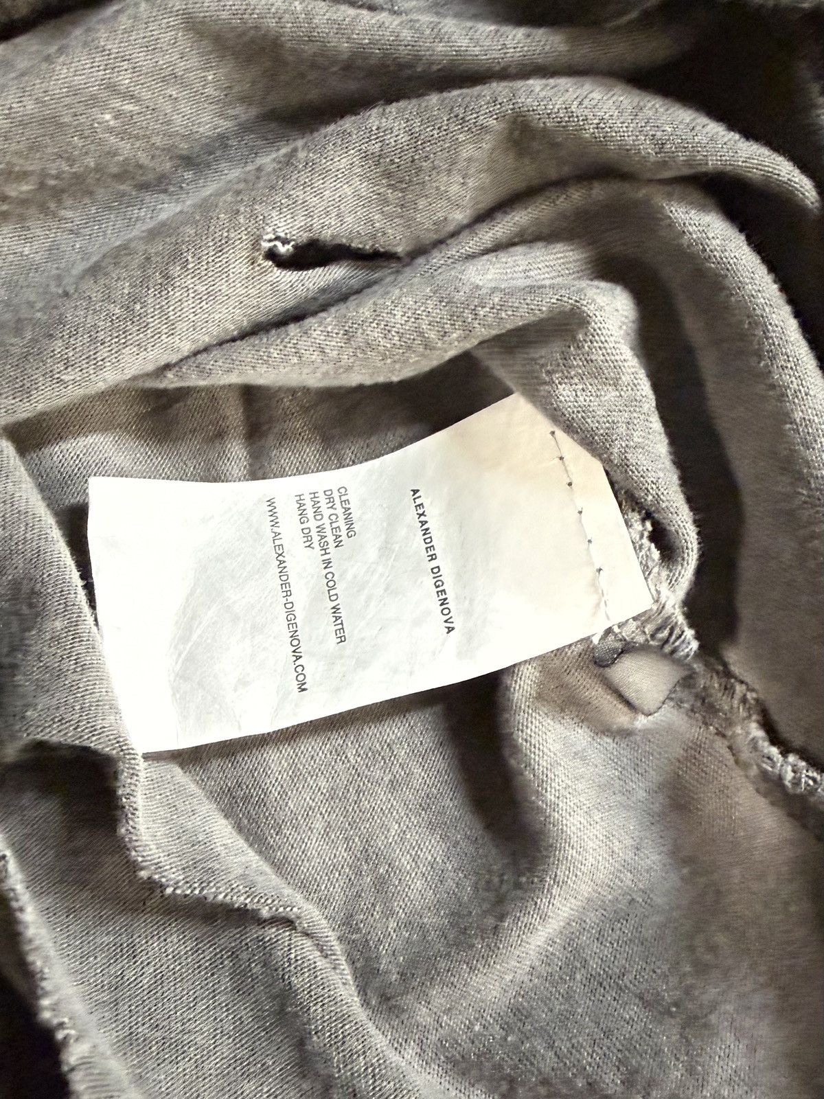ALEXANDER DIGENOVA Alexander Digenova Grey Crash Tee Size US XXL / EU 58 / 5 - 3 Thumbnail