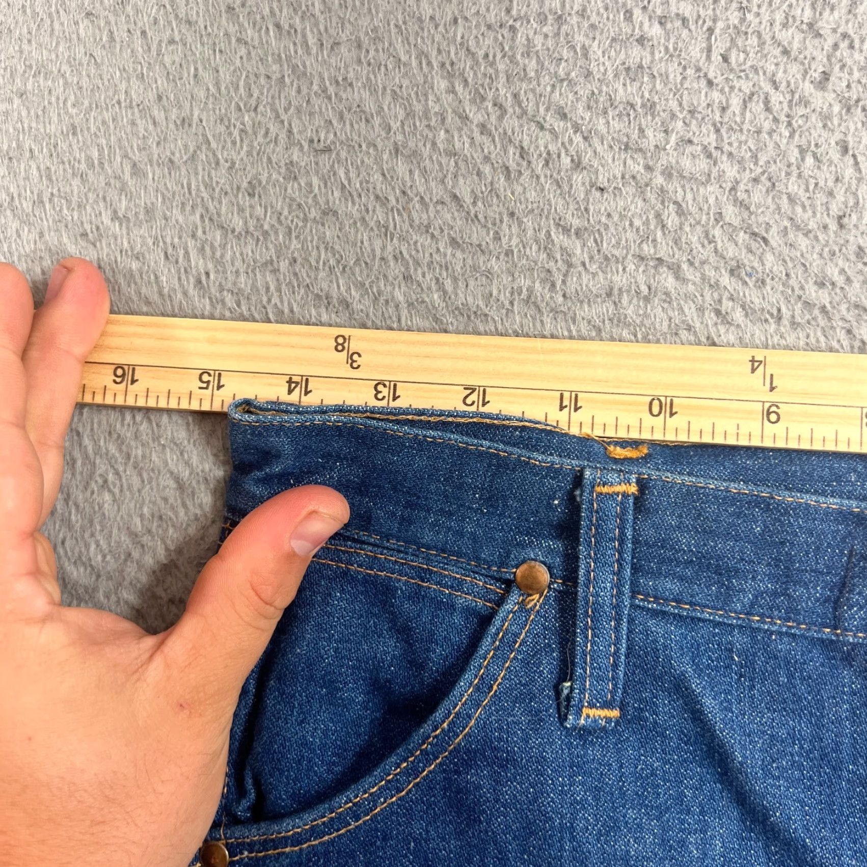 Wrangler VINTAGE Wrangler Men's Jeans 29x31 Straight Leg Denim Casual Mid Rise Blue 90s Size US 29 - 7 Thumbnail