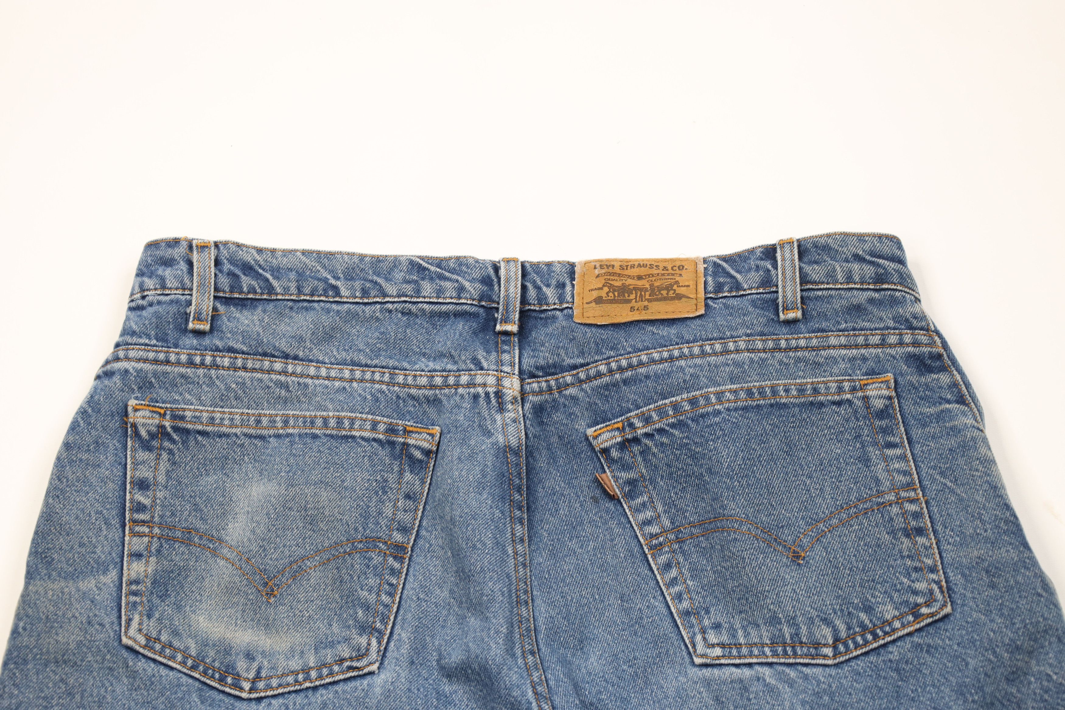 Levi's Vintage 90s Levis 545 Loose Fit Denim Jeans Blue Cotton USA Size US 36 / EU 52 - 12 Thumbnail