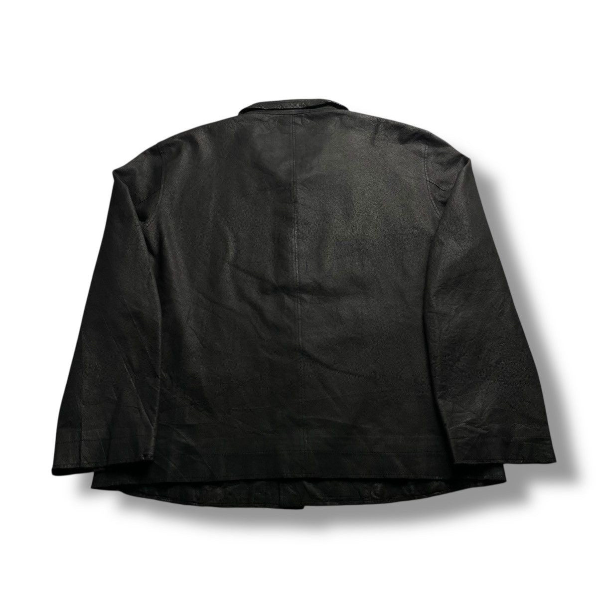 Allegri ALLEGRI HIDDEN BUTTON UP GENUINE LEATHER JACKET Size US XL / EU 56 / 4 - 8 Thumbnail
