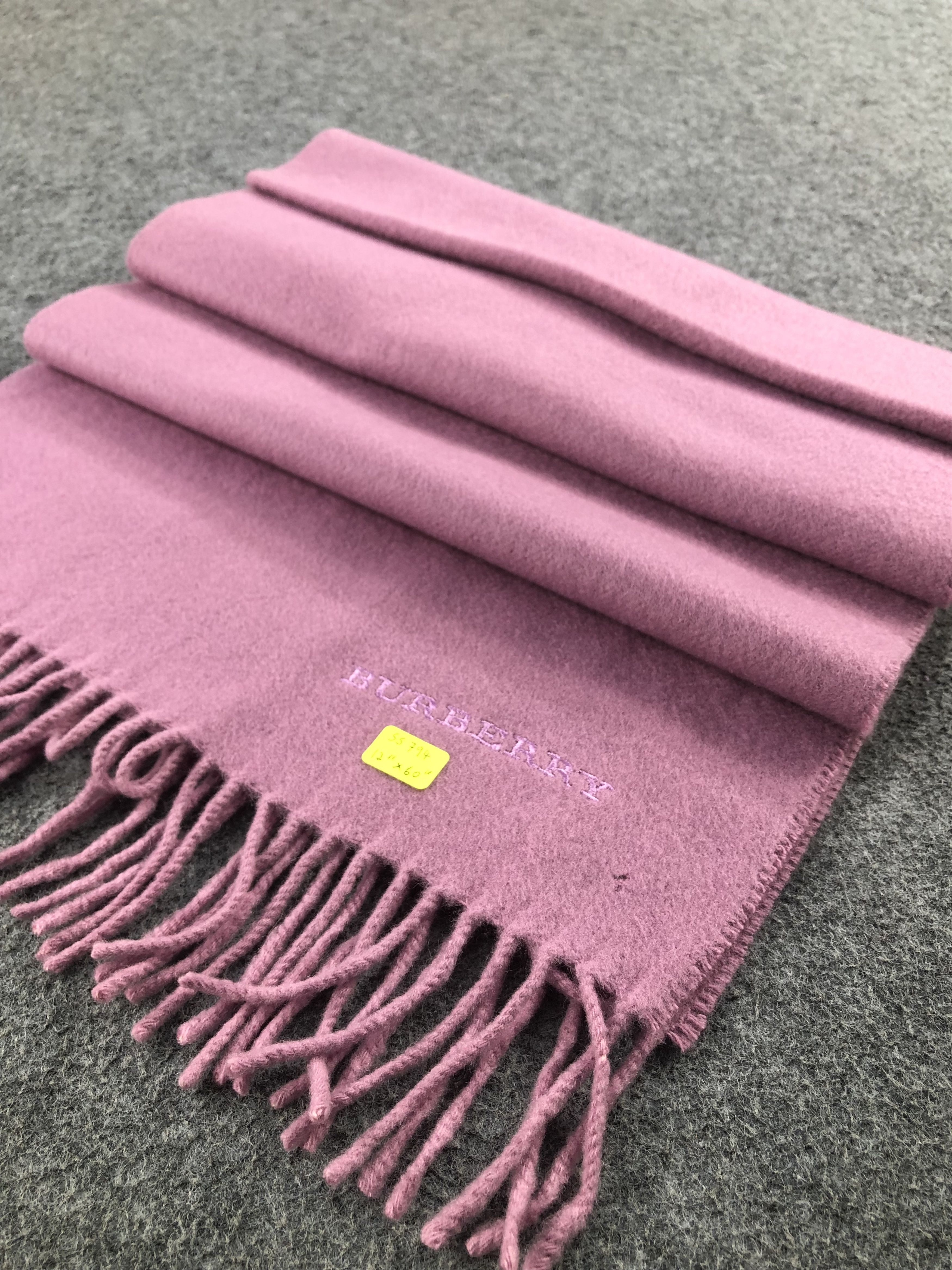 Burberry Burberry Cashmere Scarf / Muffler / Neckwear SS794 Size ONE SIZE - 2 Thumbnail