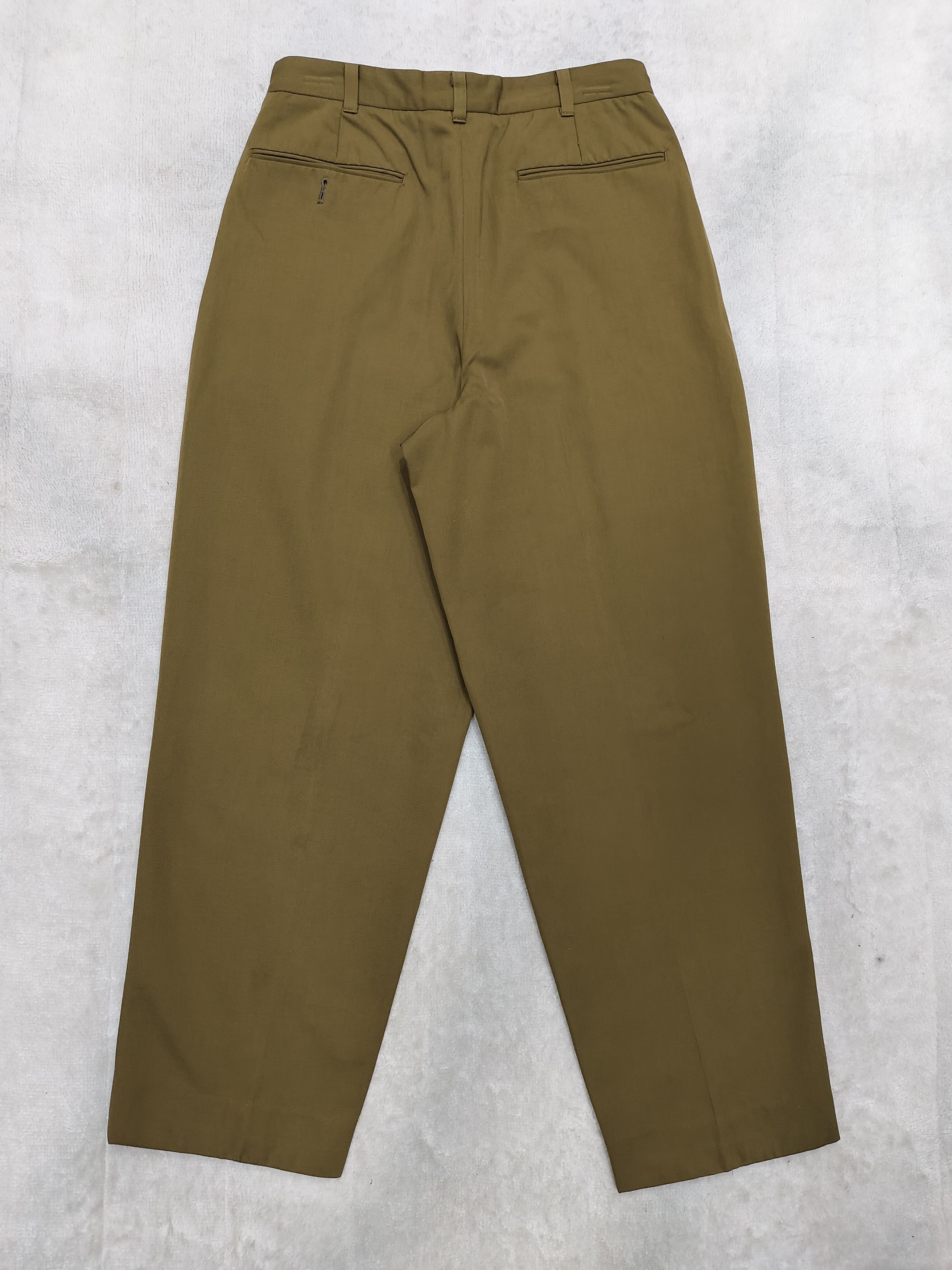 Mr. Junko 90s Mr Junko- Wide Tapered Embroidered Wool Trousers Size US 31 - 4 Thumbnail