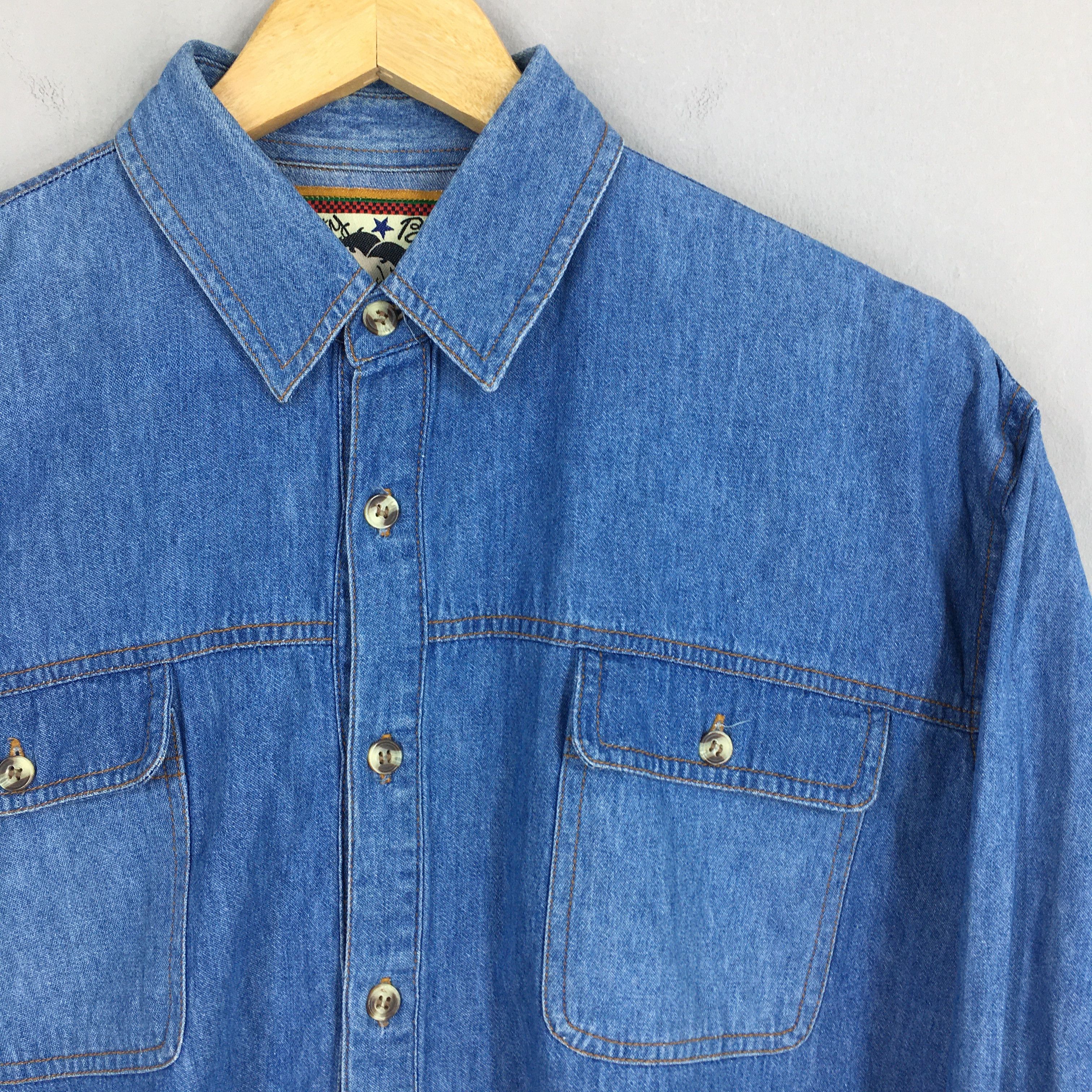 Disney × If Six Was Nine × Vintage Vintage Betty Boop Denim Oxfords Shirt XLarge Size US XL / EU 56 / 4 - 4 Thumbnail