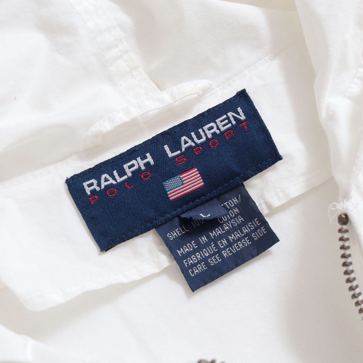Polo Ralph Lauren × Vintage 1990s Ralph Lauren POLO SPORT Light Parka White Size US L / EU 52-54 / 3 - 14 Thumbnail