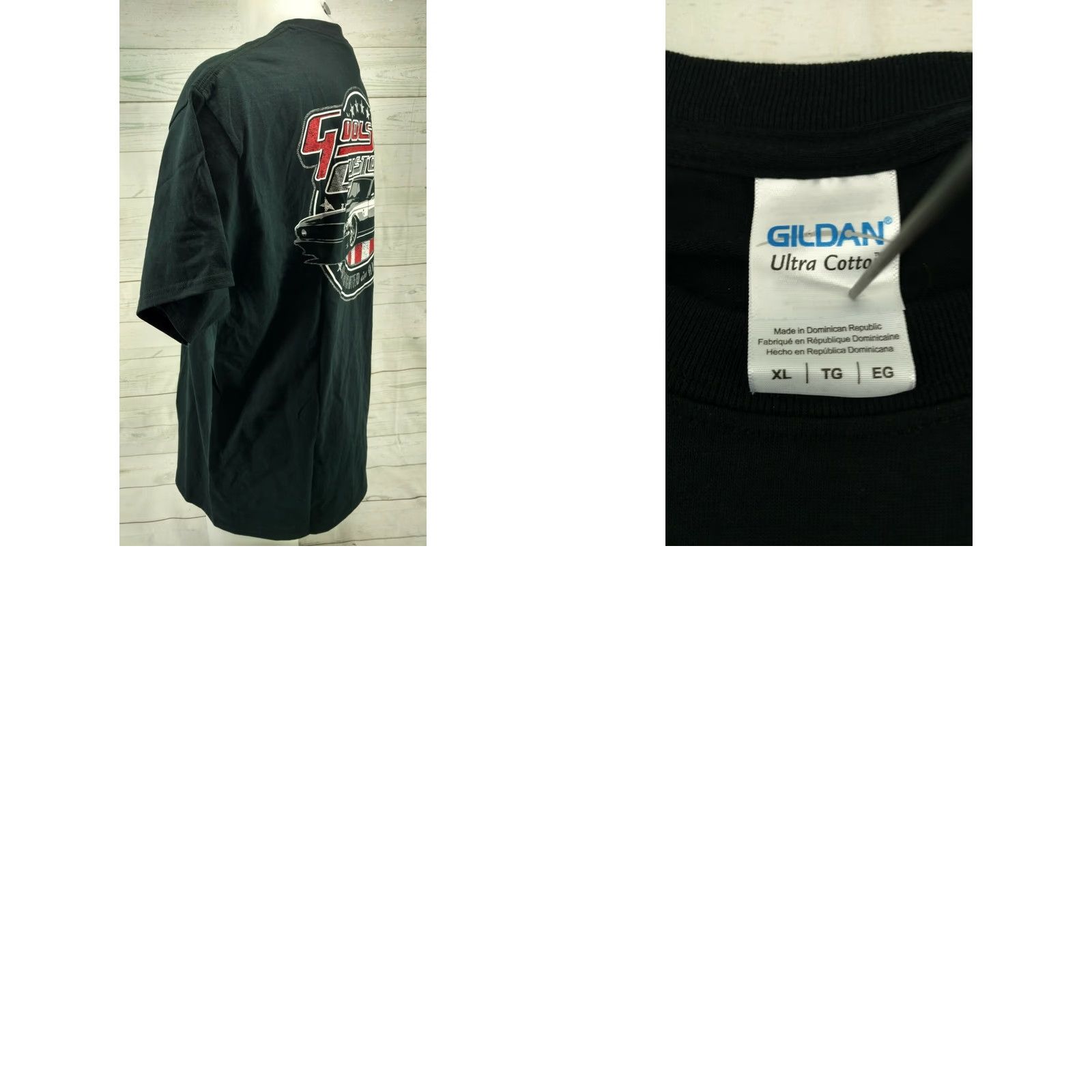 Gildan Goolsby Customs T Shirt Mens XL Black Size US XL / EU 56 / 4 - 8 Thumbnail