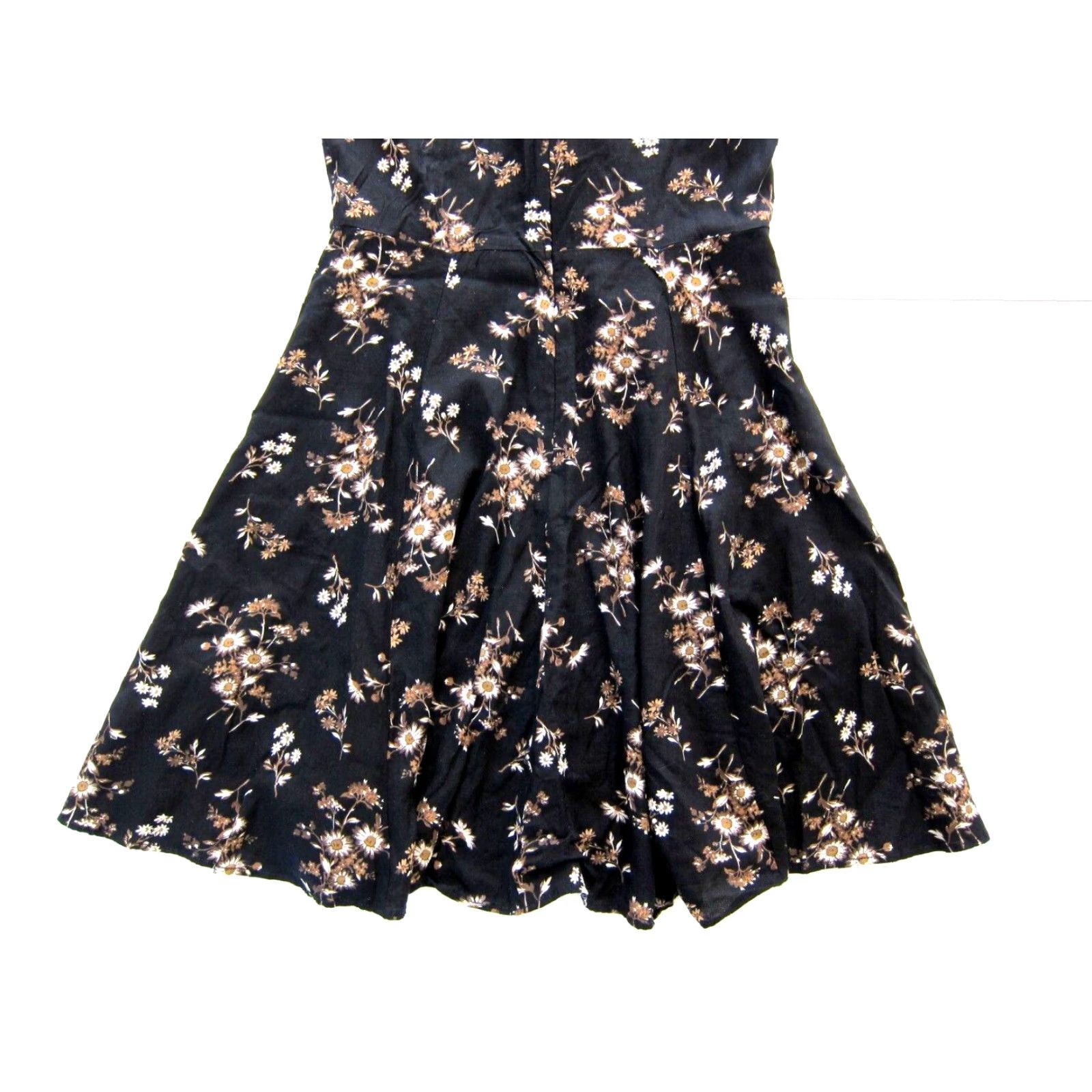 Ralph Lauren Ralph Lauren Denim & Supply Cap Sleeve Sun Dress 100% Rayon Black Floral Kaftan Maxi Shift Sundress Women M- Color Black Size M / US 6-8 / IT 42-44 - 6 Thumbnail