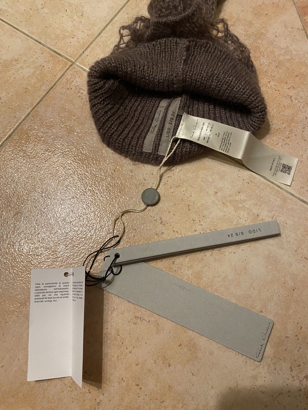 Rick Owens 🤯 Rick Owens SS24 mohair knit balaclava beanie Size ONE SIZE - 6 Thumbnail
