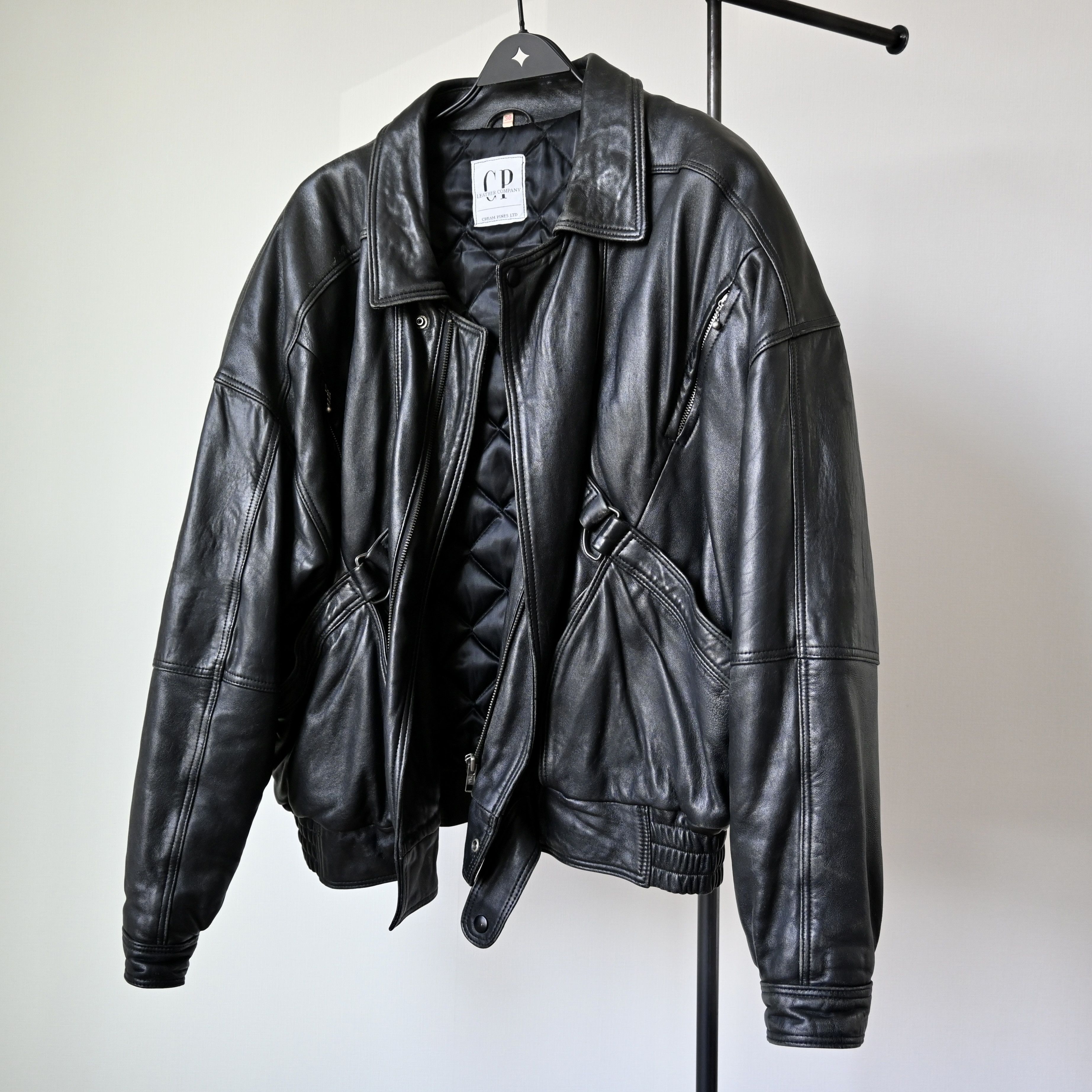 Vintage Vintage 1980s C.P. LEATHER rider jacket, made in England Size US M / EU 48-50 / 2 - 21 Thumbnail