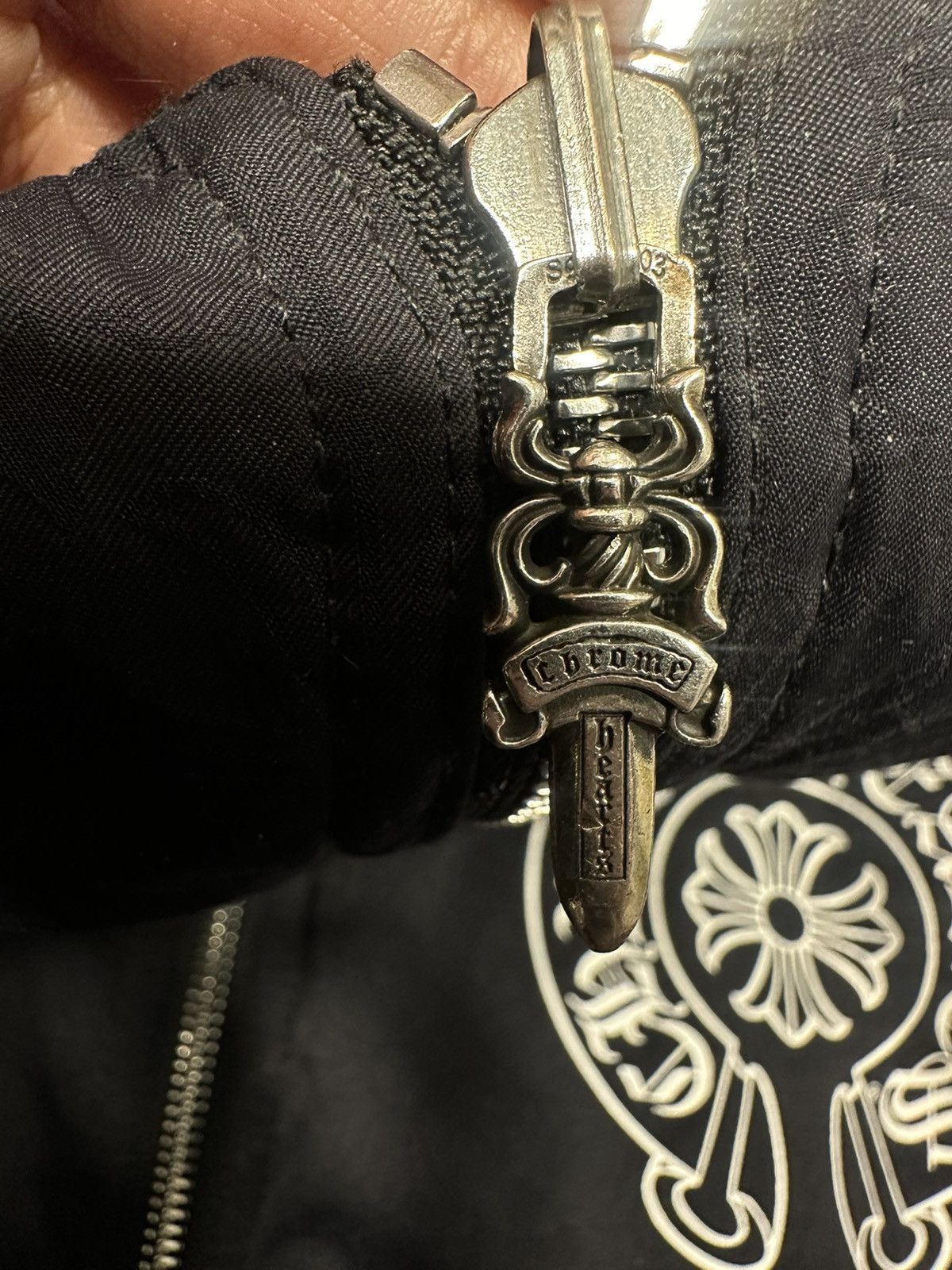 🔥Chrome Hearts Reversible Jacquard Nylon Puffy Jacket🔥