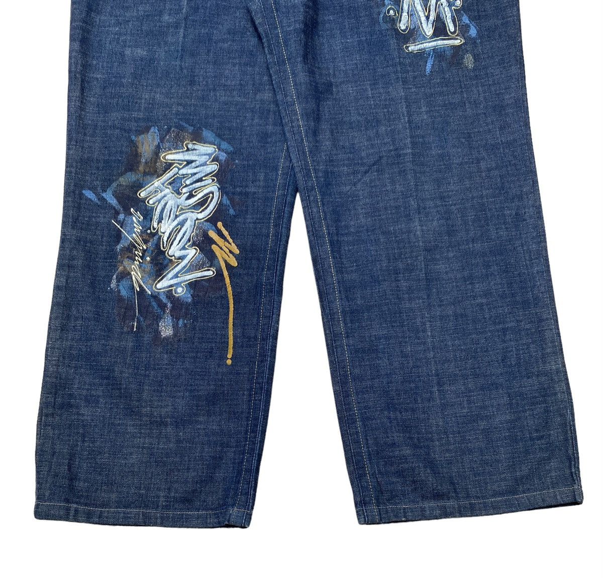 Designer × Japanese Brand × Vintage Vintage Japanese Brand Mizkeen Baggy Jeans 2000s Size US 44 / EU 60 - 6 Thumbnail