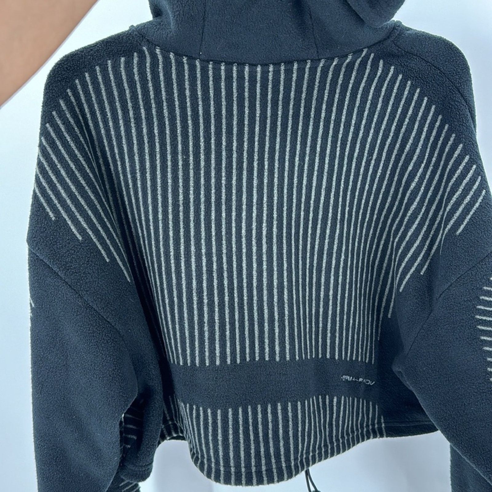 Nike Nike Pro Womens Therma-FIT ADV Cropped Fleece Hoodie Black S Size S / US 4 / IT 40 - 9 Thumbnail