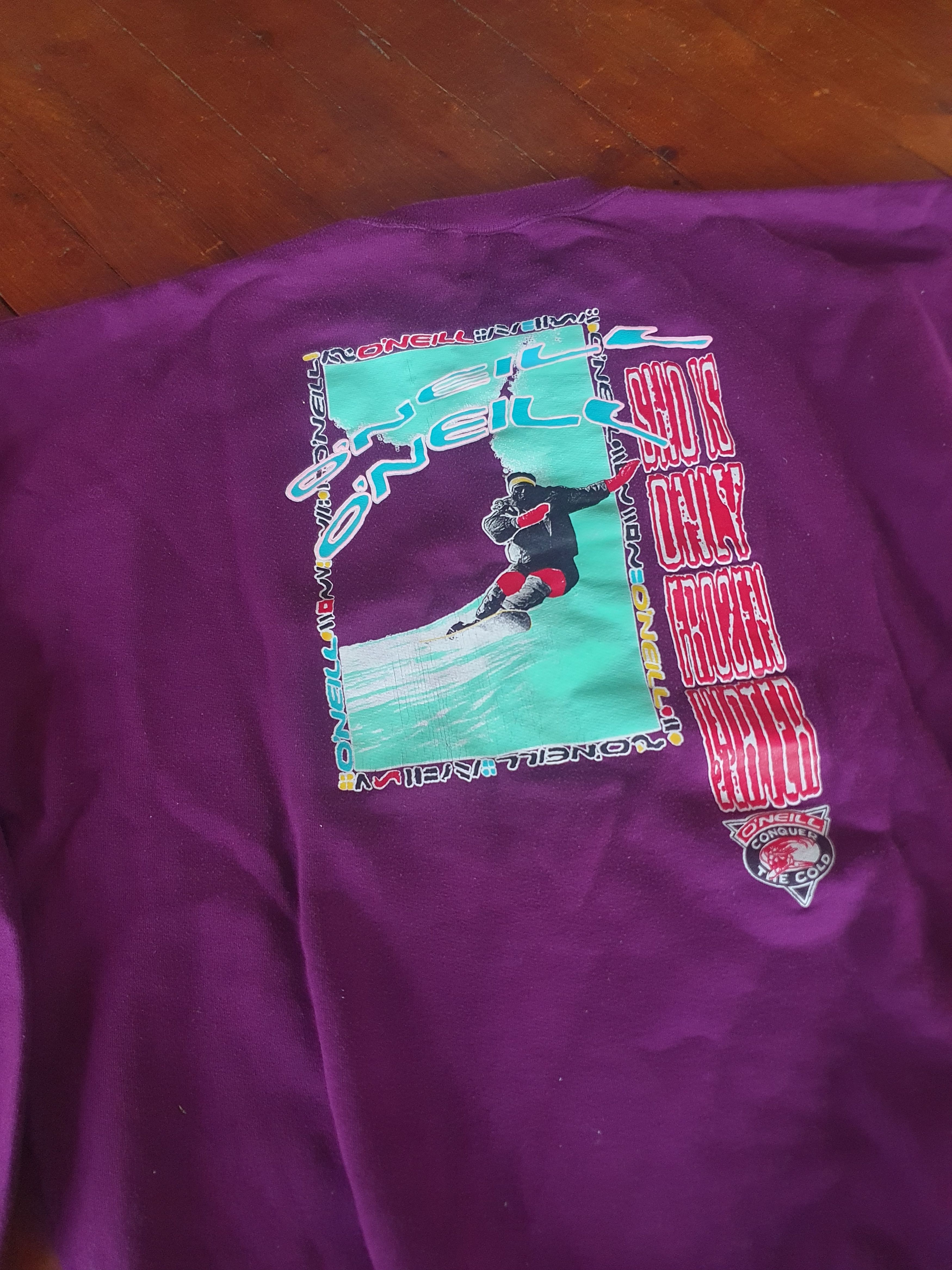 O'Neill O'neill Sno Is Only Frozen Water Vtg Sweatshirt sz L Size US L / EU 52-54 / 3 - 12 Thumbnail