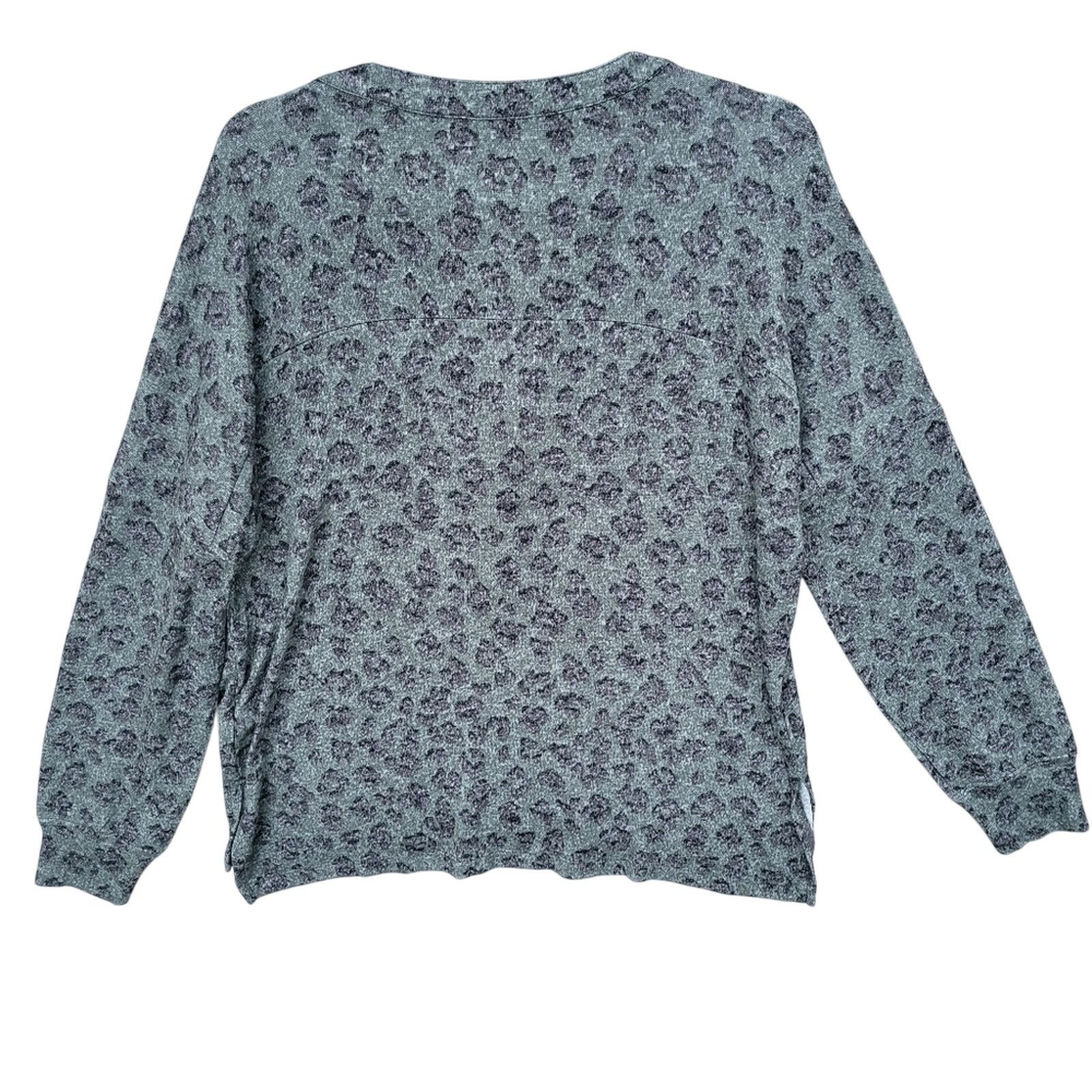 Lucky Brand NWT New Lucky Brand Womens Small Long Sleeve Henley Top Size S / US 4 / IT 40 - 2 Thumbnail