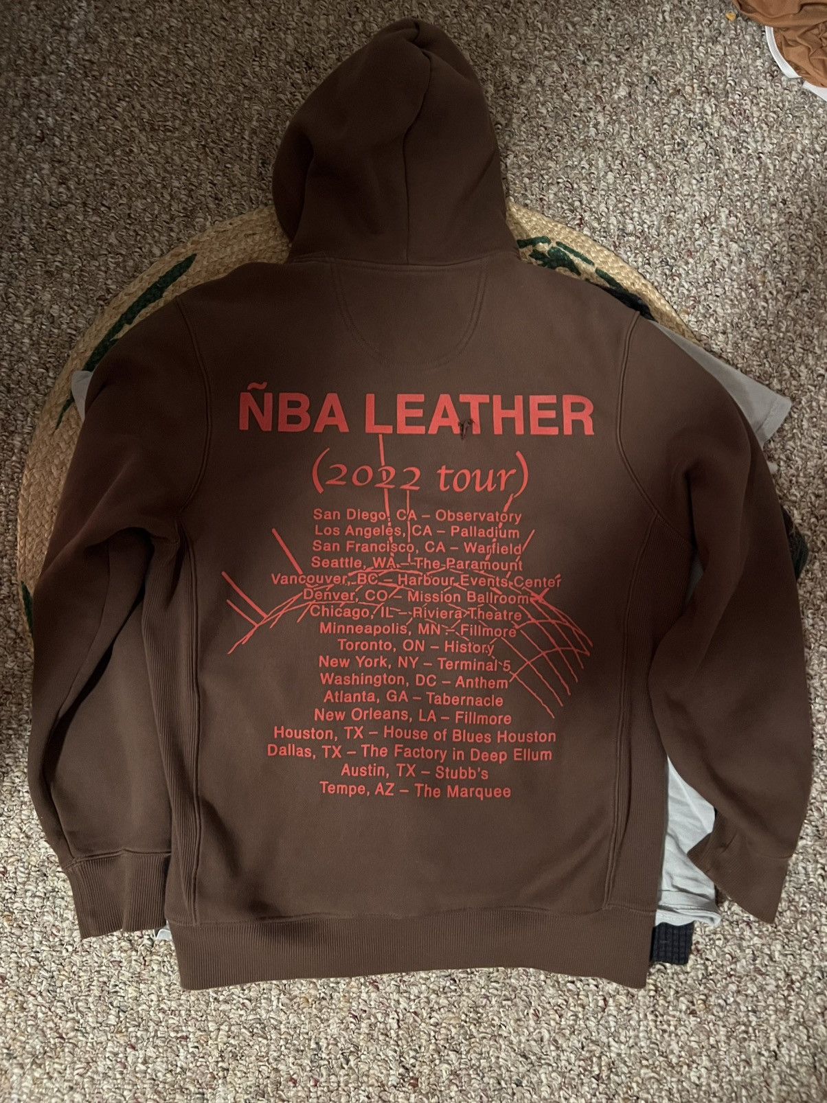 Action Bronson × Band Tees × Earl Sweatshirt Earl sweatshirt x Action Bronson nba tour hoodie Size US L / EU 52-54 / 3 - 3 Thumbnail