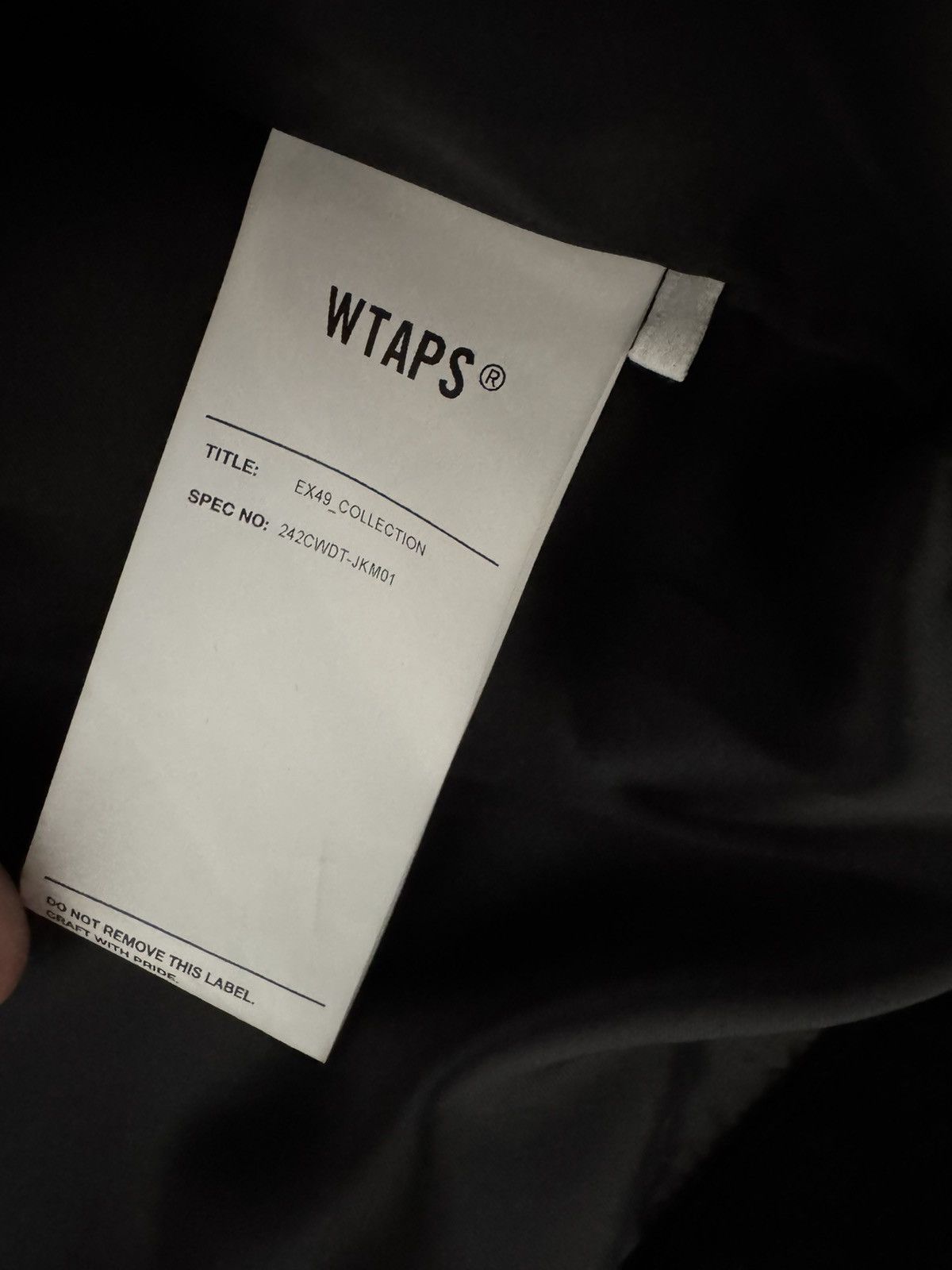 Wtaps WTAPS Synthetic Suede Leather Jacket Size 01 Size US S / EU 44-46 / 1 - 7 Thumbnail