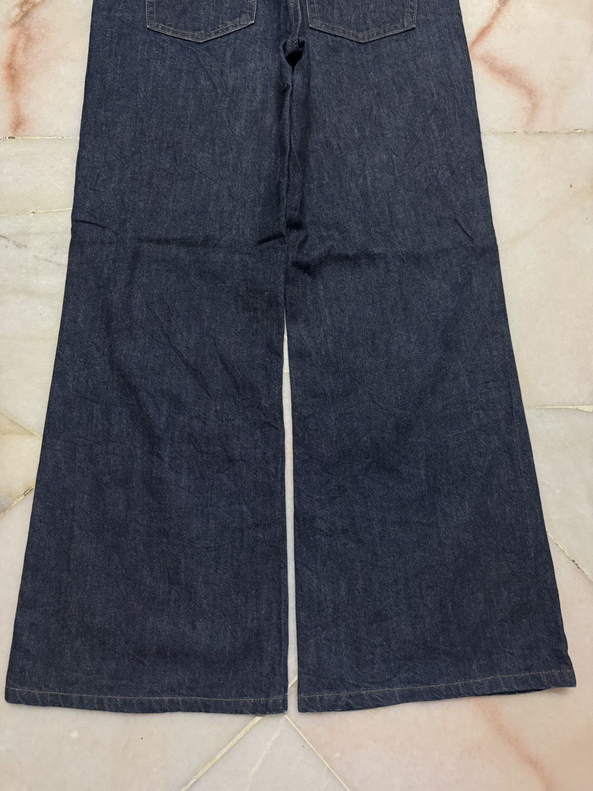 Undercover 💥Deadstock💥UNIQLO REGULAR FLARE HIGH RISE FABRIC BY KAIHARA Size US 28 / EU 44 - 11 Thumbnail