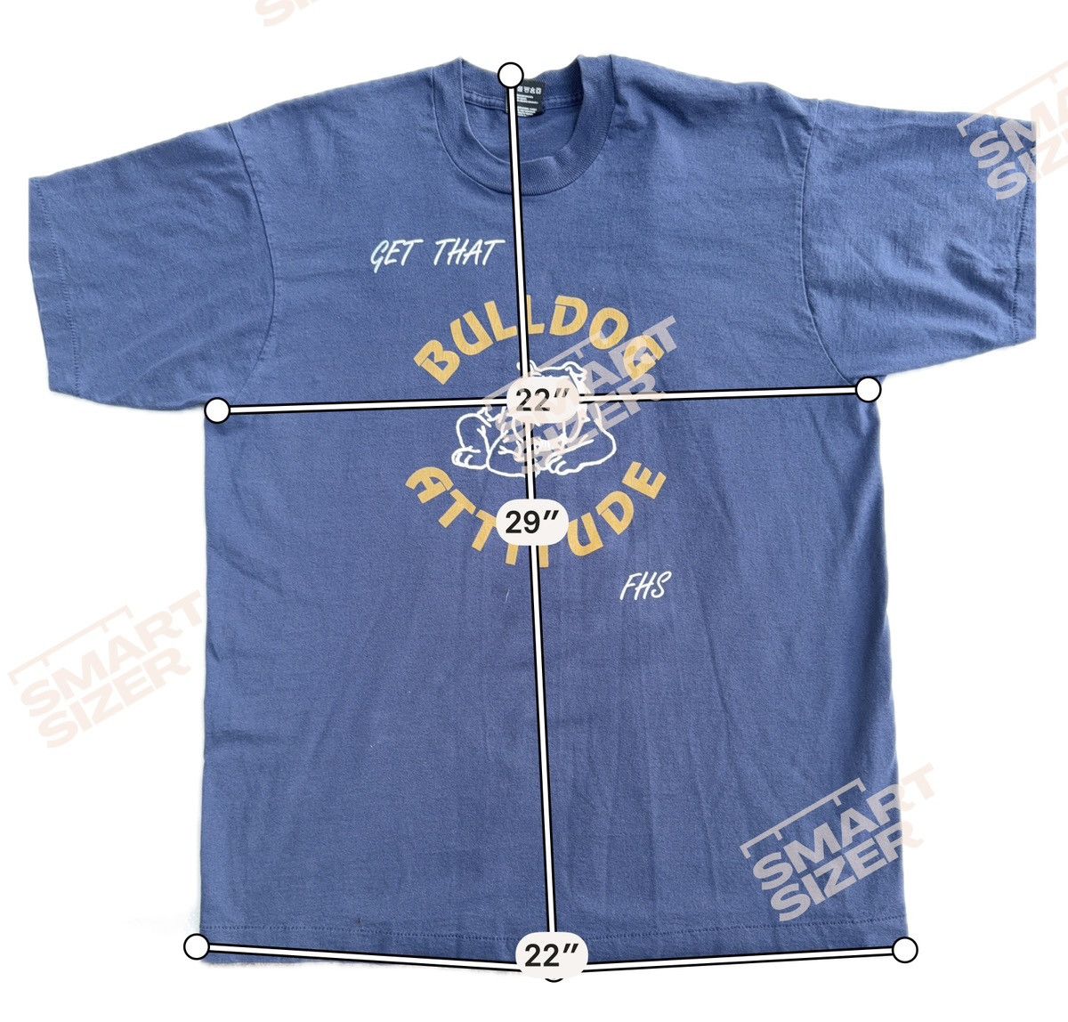 Fruit Of The Loom VINTAGE 90s FOTL SINGLE STITCH BULLDOG TEE XL Size US XL / EU 56 / 4 - 7 Thumbnail