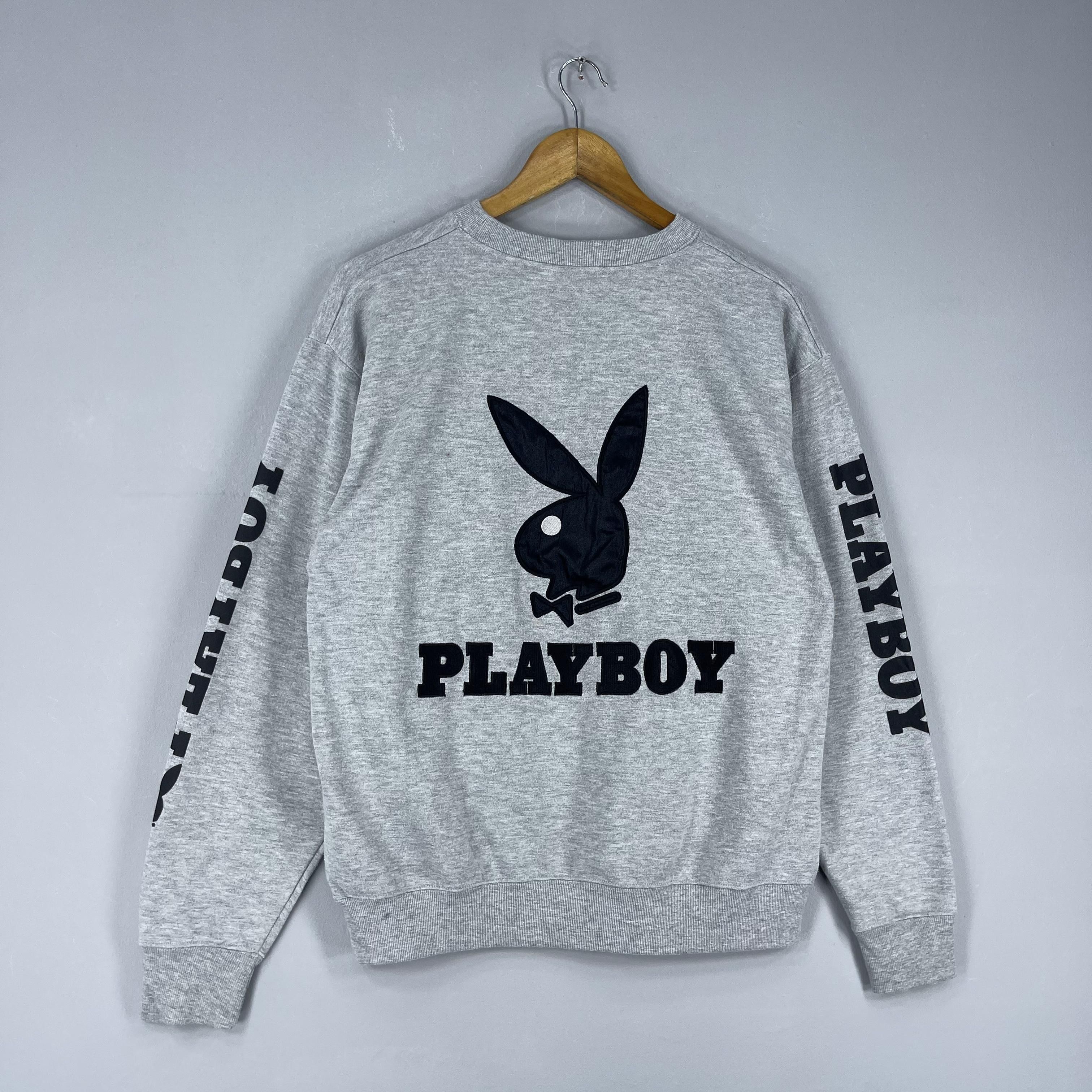 Playboy Vintage Y2K PLAYBOY Back Hit Logo Spellout Sweatshirt Size US M / EU 48-50 / 2 - 3 Thumbnail