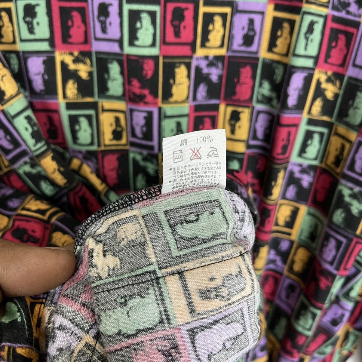 Jean Paul Gaultier Jean Paul Gaultier Homme Overprint Long Sleeve Pajamas shirt Size US L / EU 52-54 / 3 - 7 Thumbnail