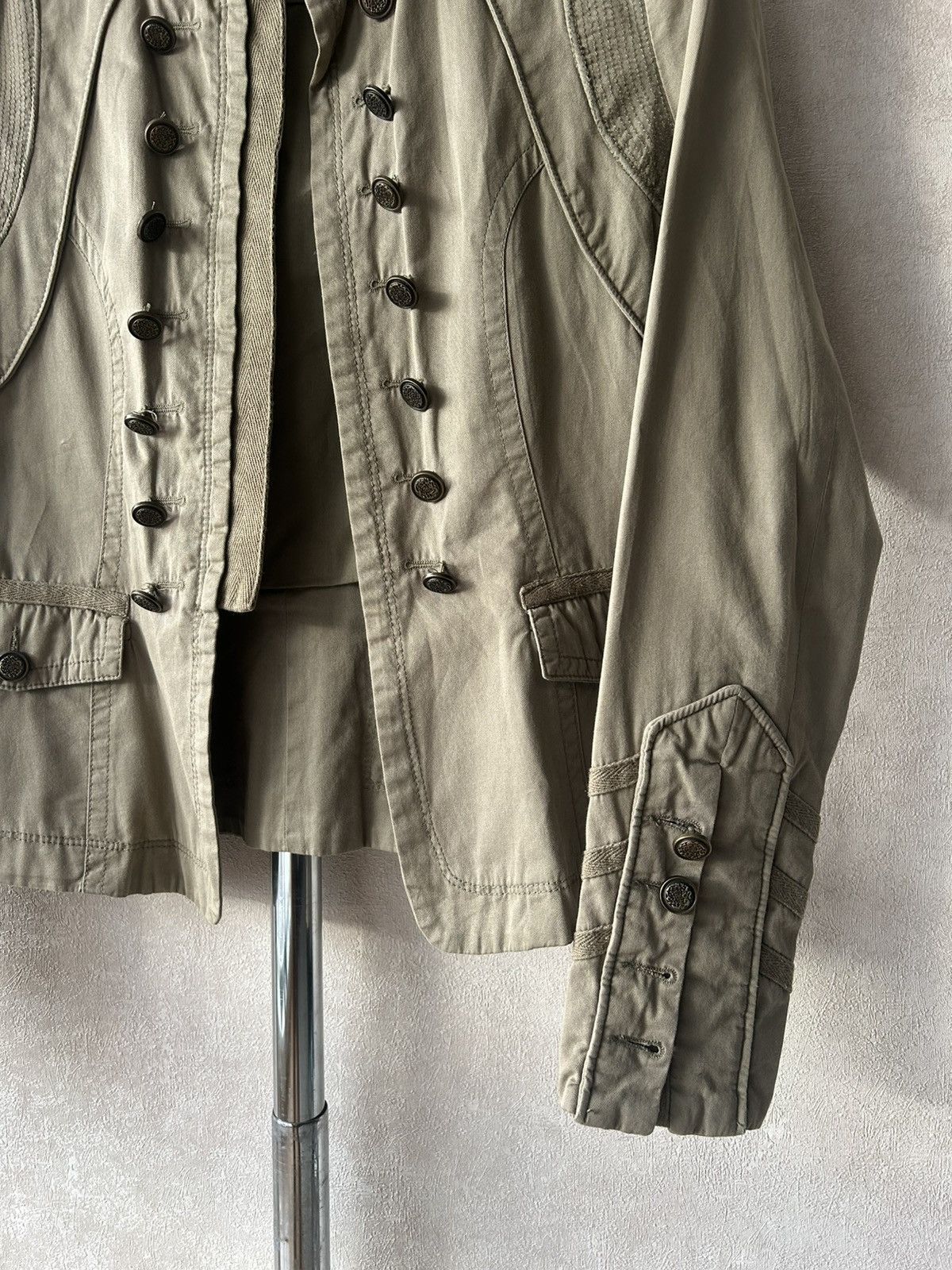 Hysteric Glamour 2000s Military Napoleon Jacket Y2K LGB Balmain Vibe Size S / US 4 / IT 40 - 3 Thumbnail