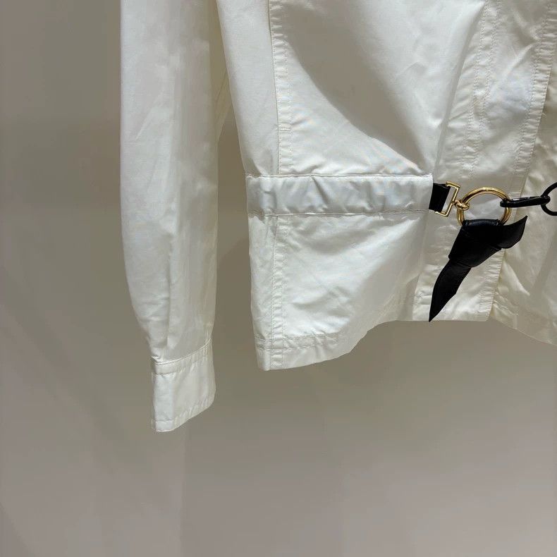 Louis Vuitton Louis Vuitton White tunic print parka coat Size XS / US 0-2 / IT 36-38 - 5 Thumbnail