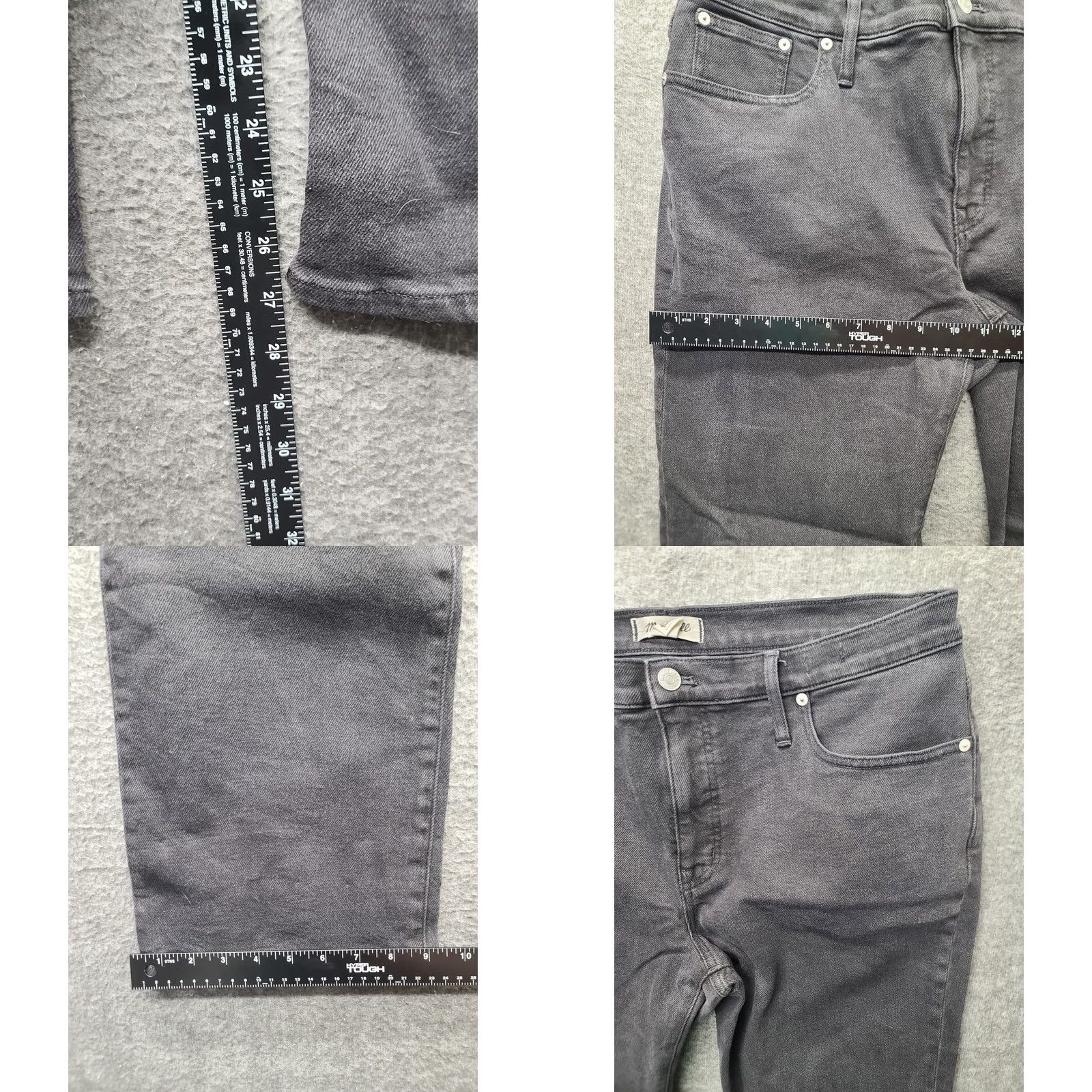 Madewell Madewell Jeans Women’s 32x27 Dark Wash Flared Kick Out Mid-Rise Denim Size 24" / US 00 / IT 34 - 8 Thumbnail