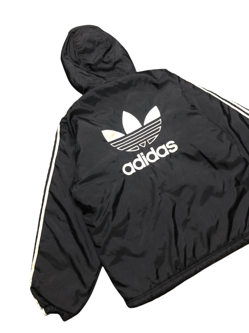 Adidas Vintage Adidas Hoodie Windbreaker Jacket Quilted Lining Size US L / EU 52-54 / 3 - 7 Thumbnail