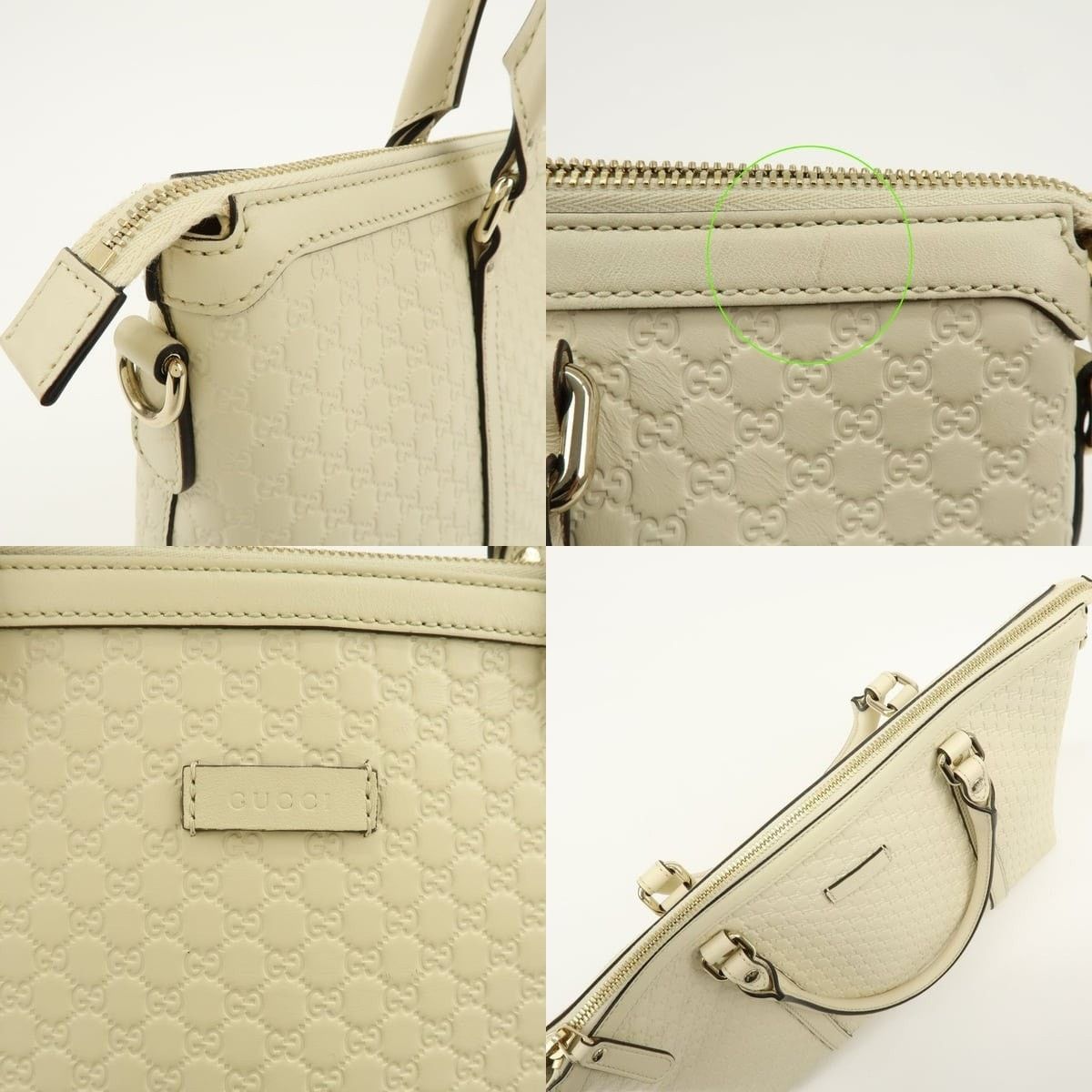 Gucci Gucci Microguccissima Leather Tote Cream Size ONE SIZE - 6 Thumbnail