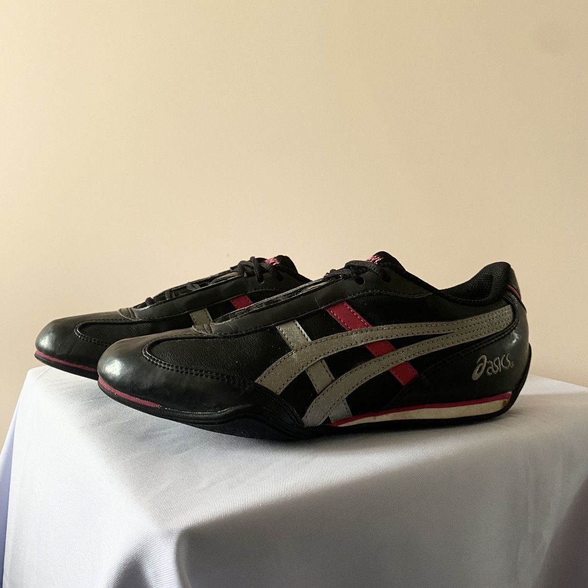 Asics × Onitsuka Tiger × Vintage Japan Asics Onitsuka Tiger Lotus Black Shoes Sneakers Y2K Size US 8 / IT 38 - 3 Thumbnail