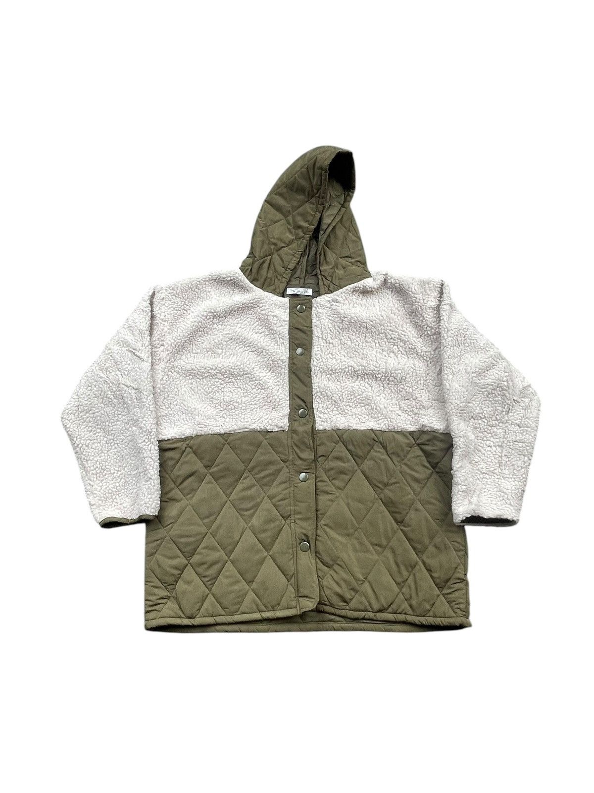 Japanese Brand Lax Dan Tia Quilted Sherpa Jacket Size US XL / EU 56 / 4 - 1 Thumbnail