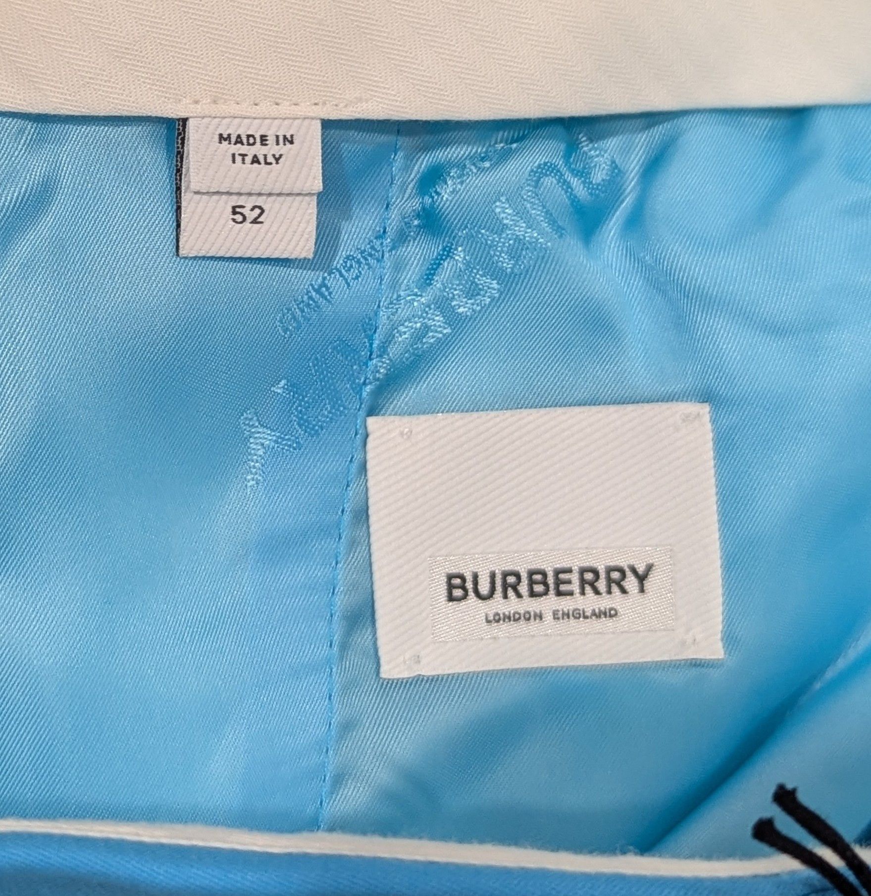 Burberry Burberry Tailored Wool Trousers Pants Bright Opal 52 US 36 Size US 36 / EU 52 - 9 Thumbnail
