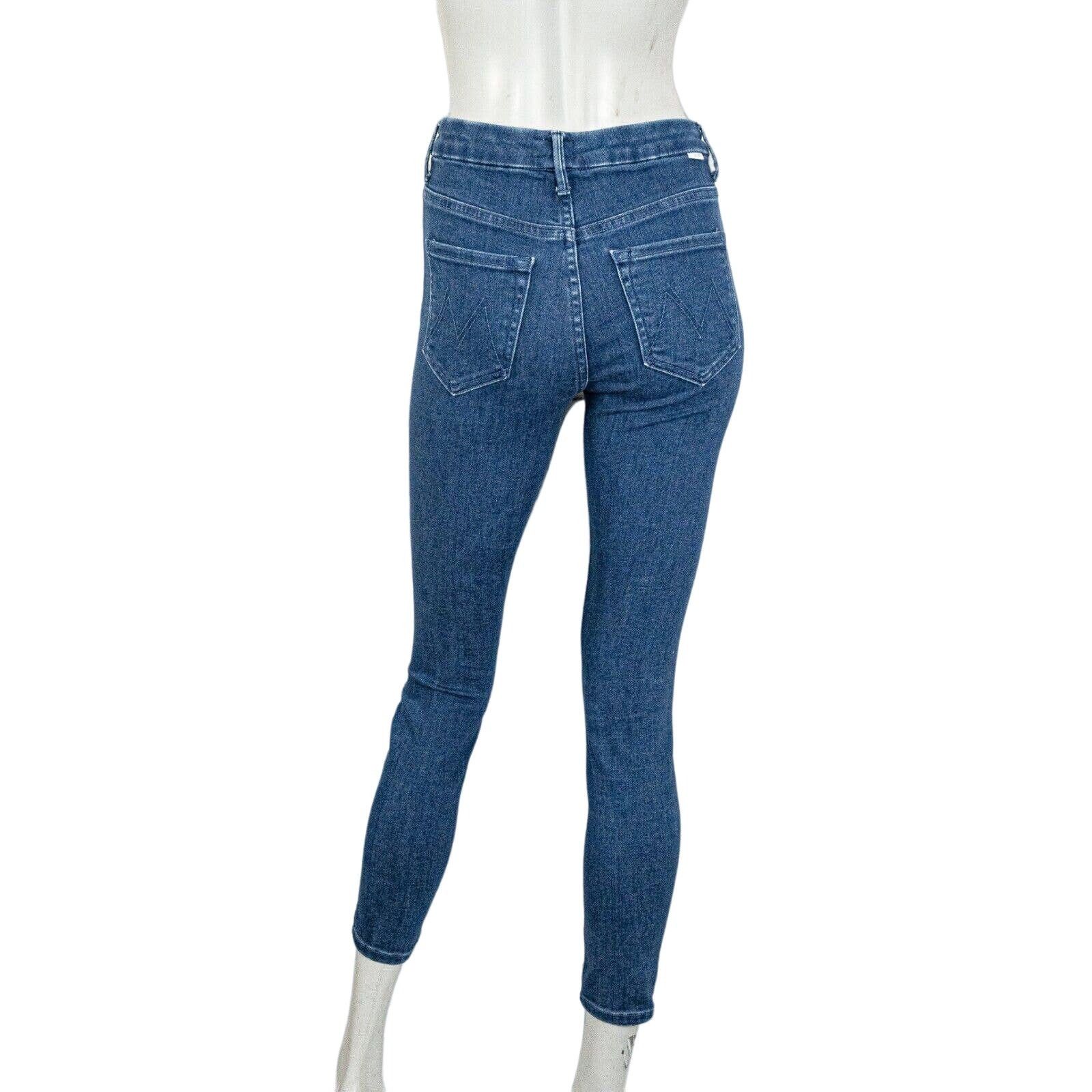MOTHER MOTHER Denim High Rise Looker Ankle Jeans Blue Size 25" / US 0 / IT 36 - 2 Thumbnail
