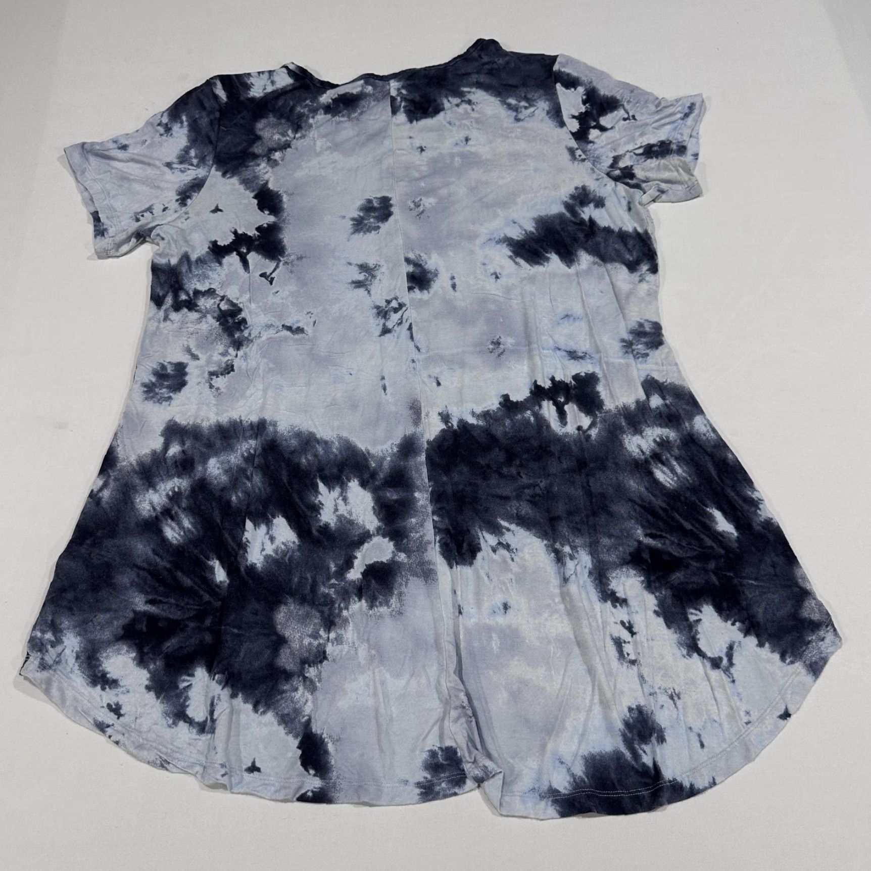 Vintage Philosophy Republic Clothing Shirt Womens 1X Blue Tie Dye Tunic Scoop Neck PILL Size XL / US 12-14 / IT 48-50 - 7 Thumbnail