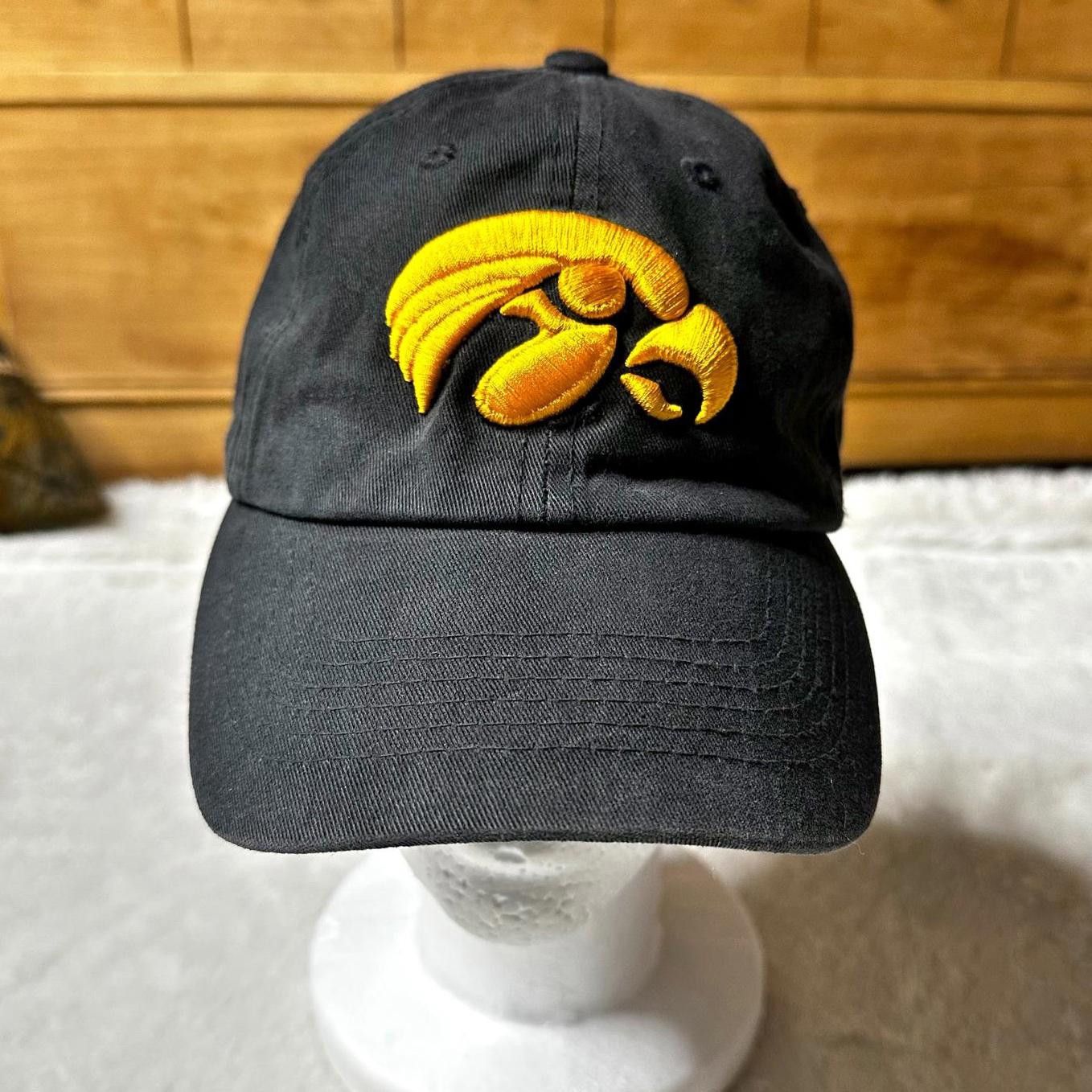 Top Of The World Iowa Hawkeyes Unisex Black Adjustable Baseball Cap OS Size ONE SIZE - 2 Thumbnail