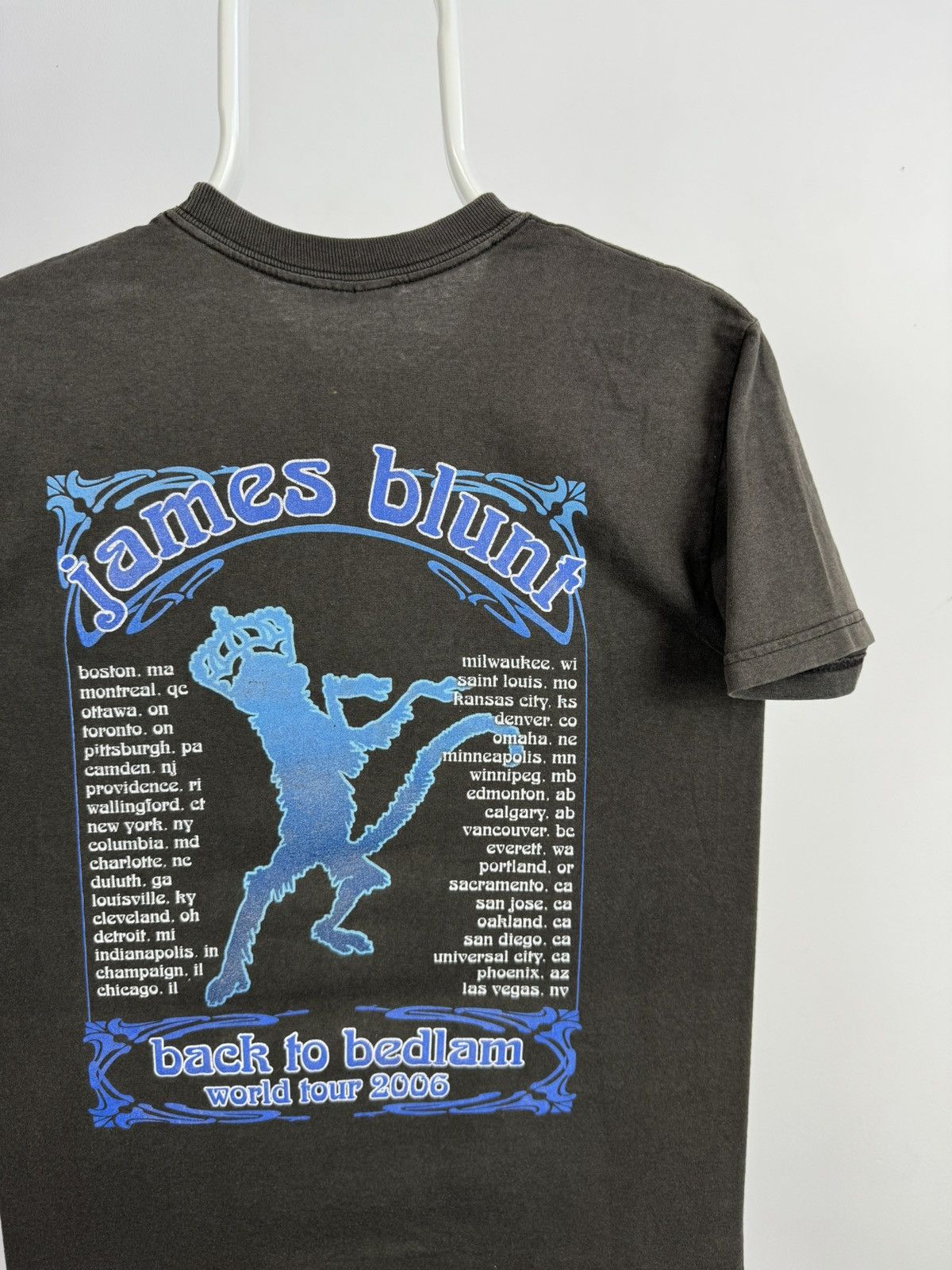 Vintage Vintage 2006 James Blunt Tour Tee Shirt Size US S / EU 44-46 / 1 - 2 Thumbnail