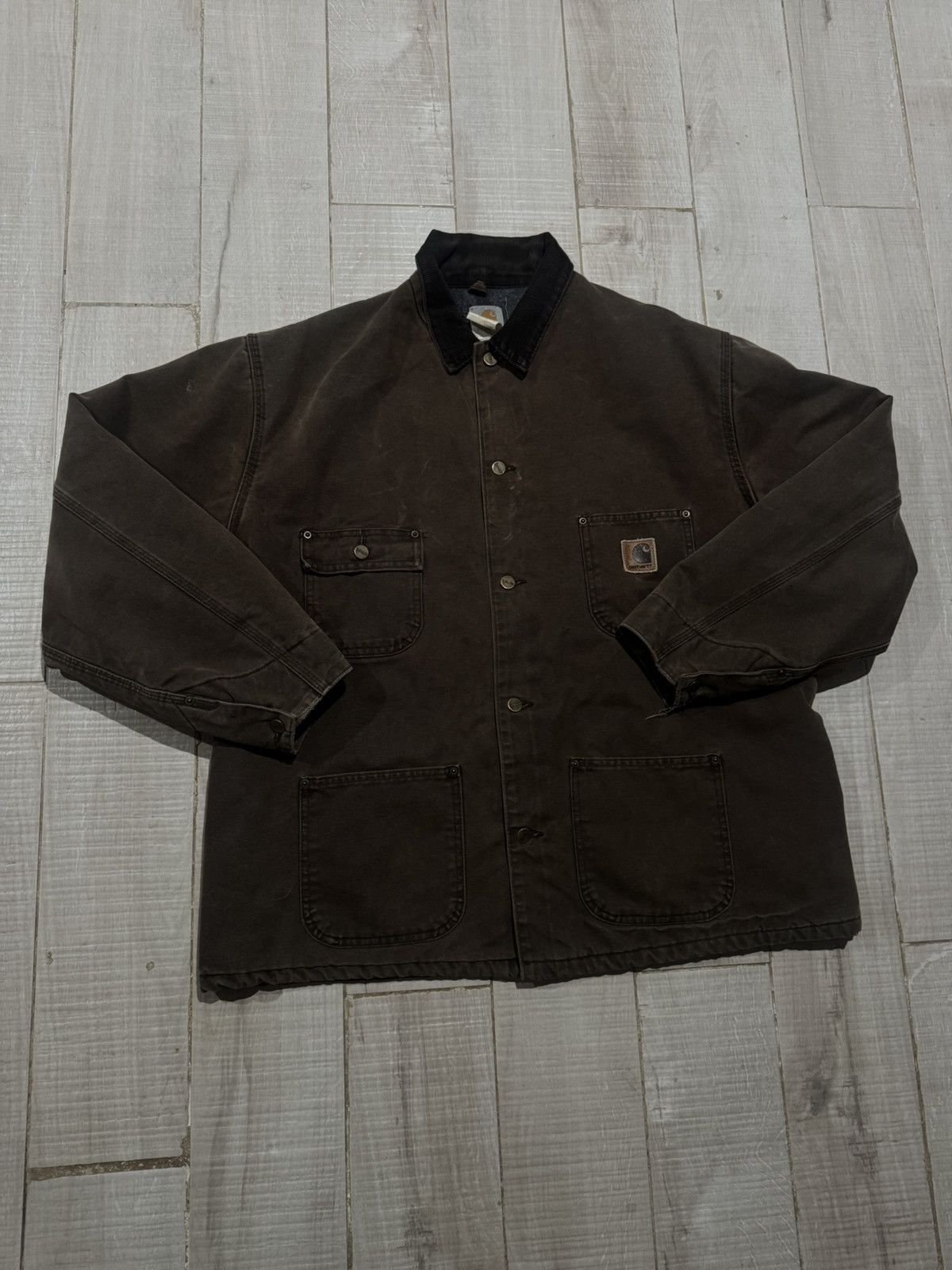 Carhartt Vintage Flannel Lined Carhartt Jacket Size US XL / EU 56 / 4 - 1 Thumbnail
