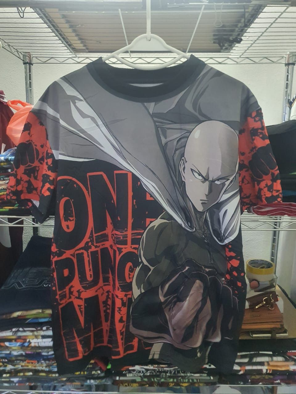 Anime Rare One Punch Man anime shirt Size US L / EU 52-54 / 3 - 2 Thumbnail