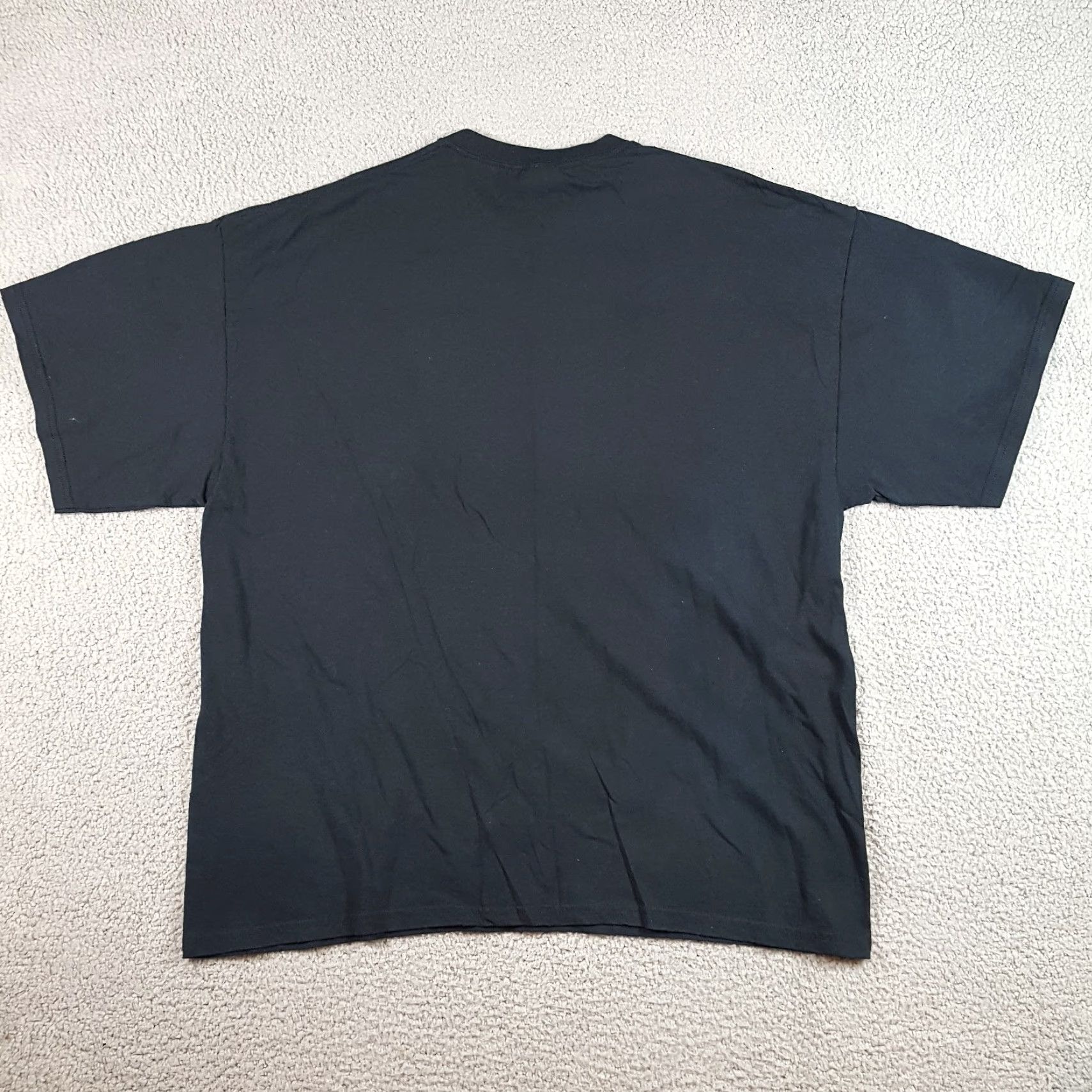 Gildan VINTAGE Gildan 2000s Biker Skull Cross T-Shirt Sz 2XL Black Y2K Motorcycle Mens Size US XXL / EU 58 / 5 - 4 Thumbnail