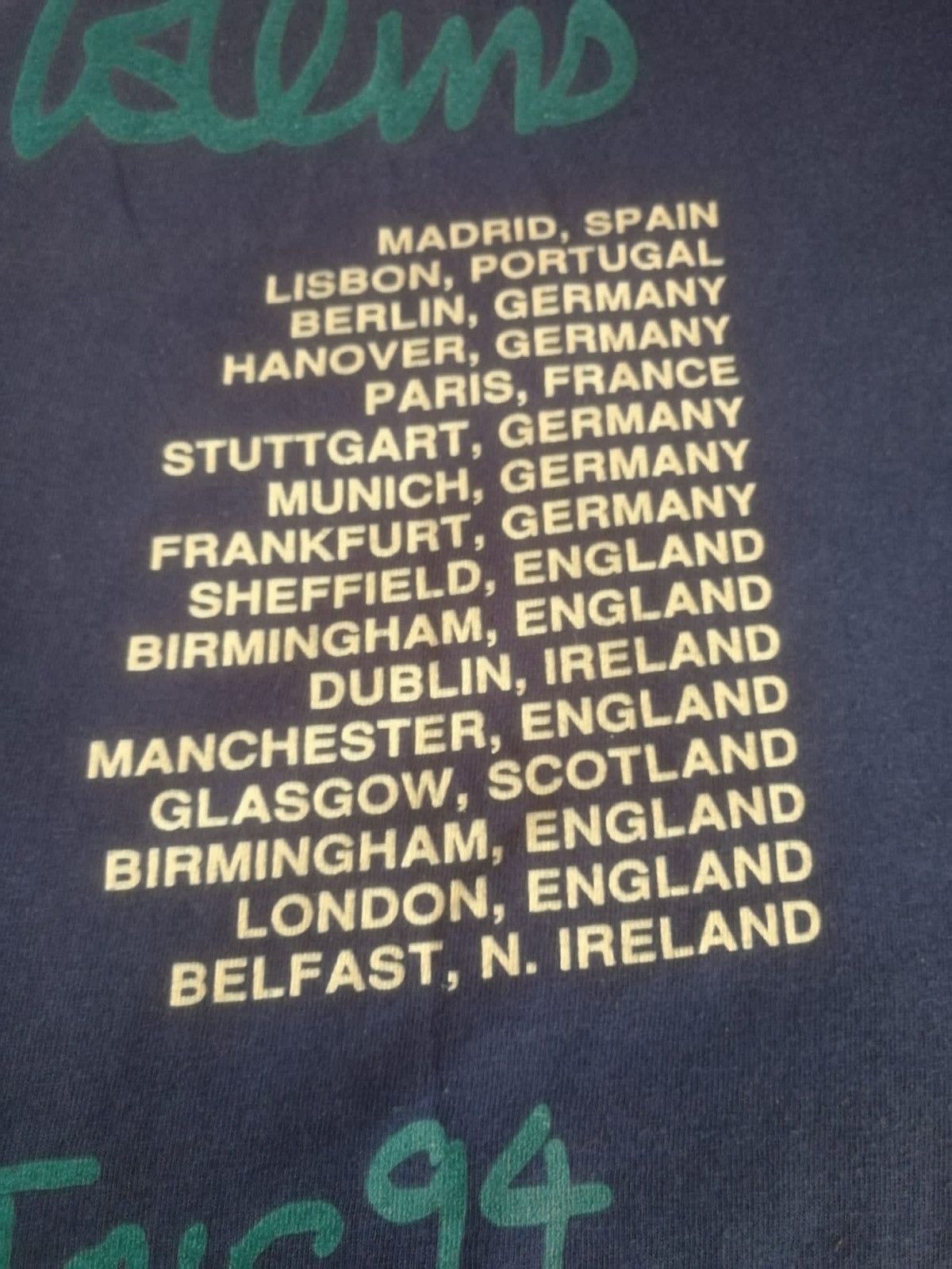 Band Tees VINTAGE 1994 PHILIP COLLINS TEE TOUR RARE Y2K Size US XL / EU 56 / 4 - 19 Thumbnail