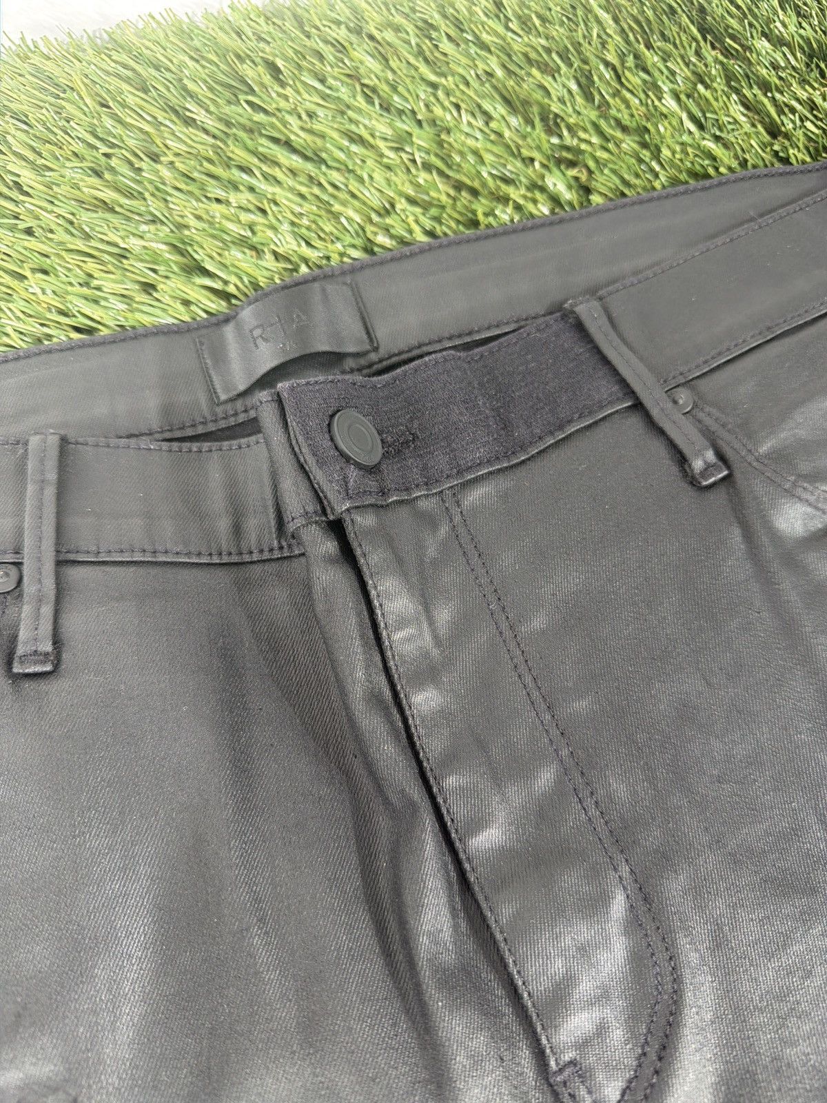 Rta RtA Coated Denim – Cross Detail (Size 38) Size US 38 / EU 54 - 3 Thumbnail